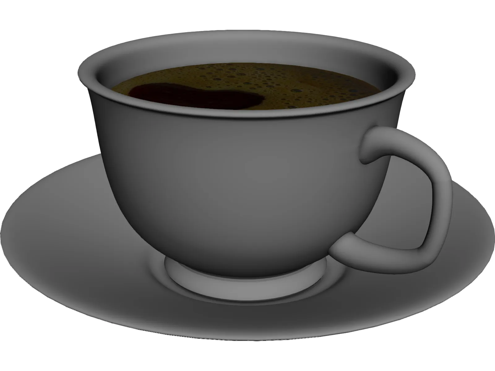 Coffee Cup 3D Model main preview