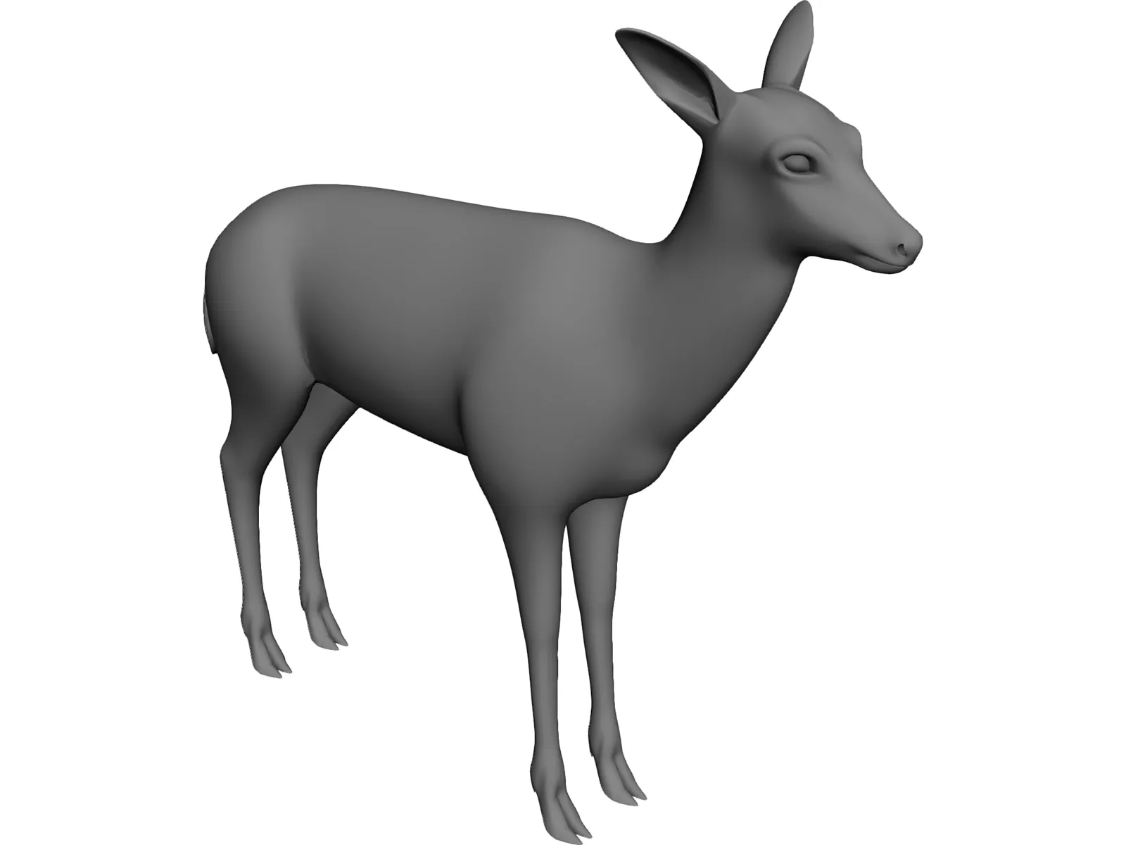 Deer 3D Model main preview