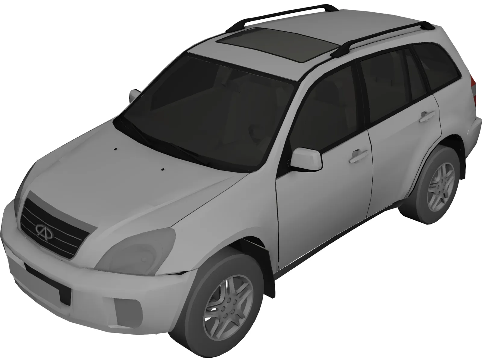 Chery Tiggo (2009) 3D Model main preview