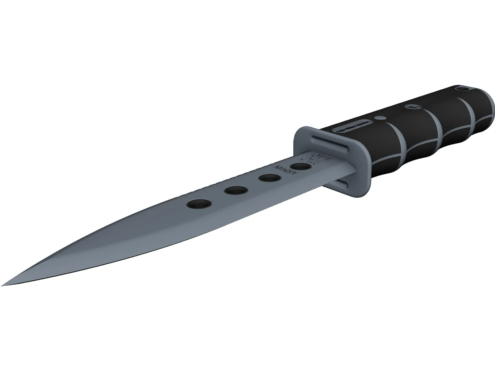 Folding Knife 3D Model main preview