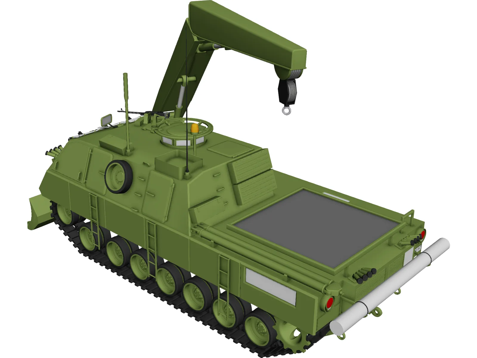 Engineer Tank 3D Model main preview