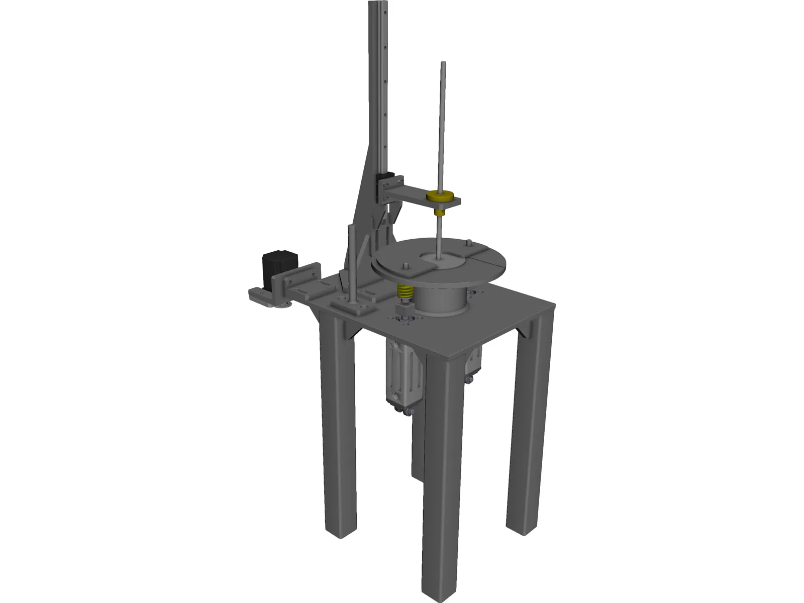 Auto Welding Table 3D Model main preview