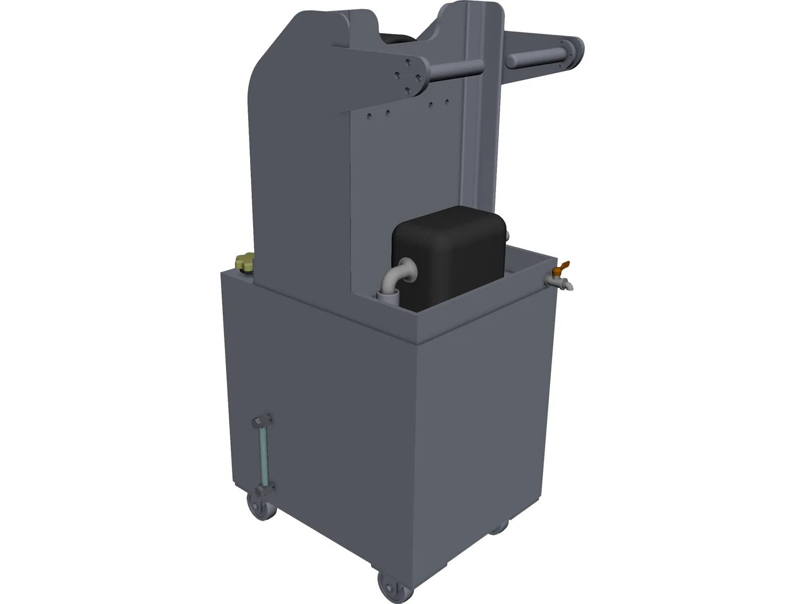 Refill Lubricant 3D Model main preview