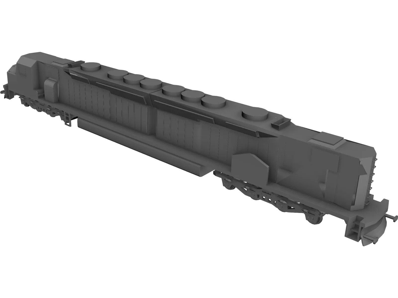 DDA40X America Locomotive 3D Model main preview