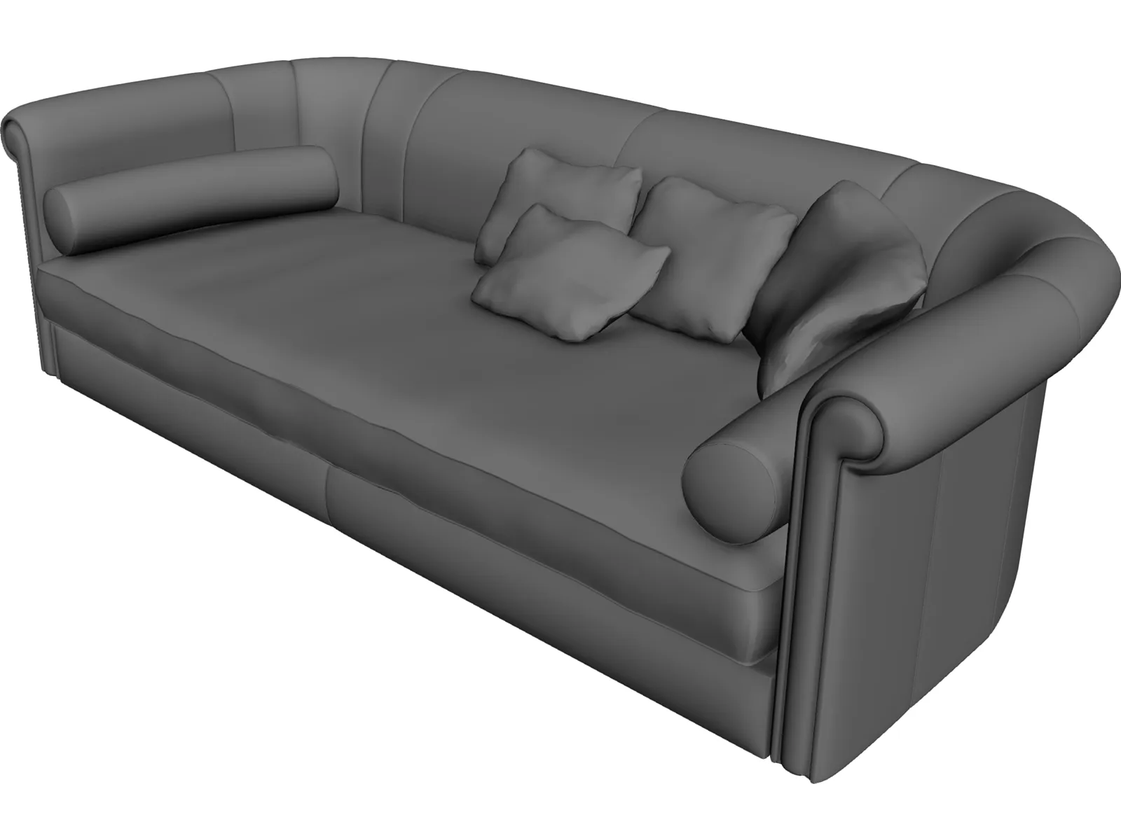 Couch 3D Model main preview