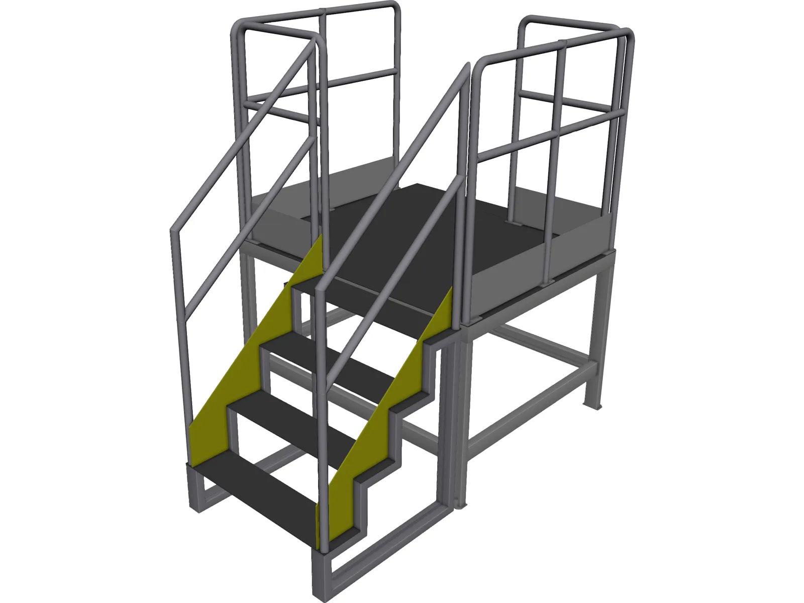 Platform 3D Model main preview