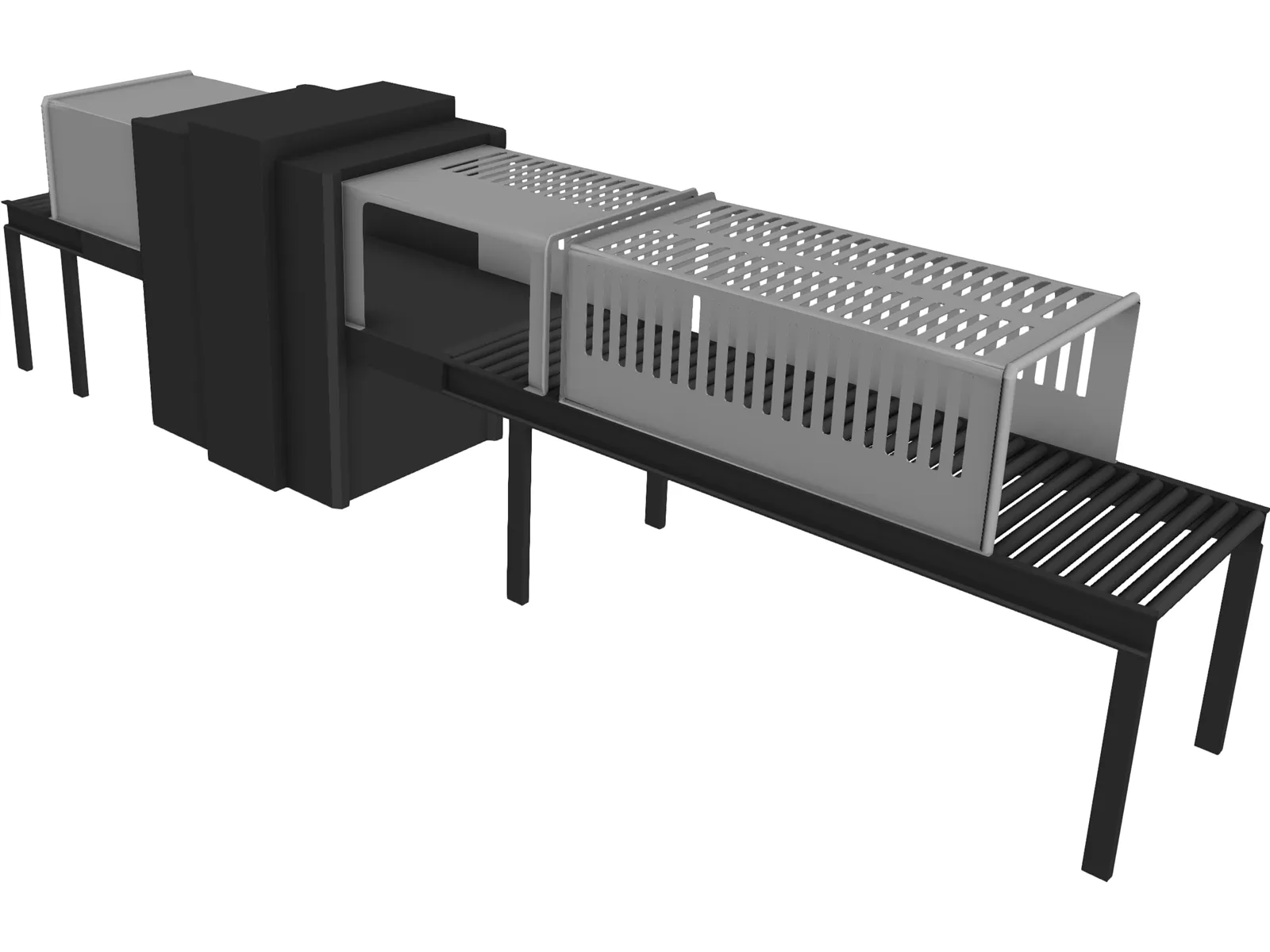 Airport Xray Scanner 3D Model main preview