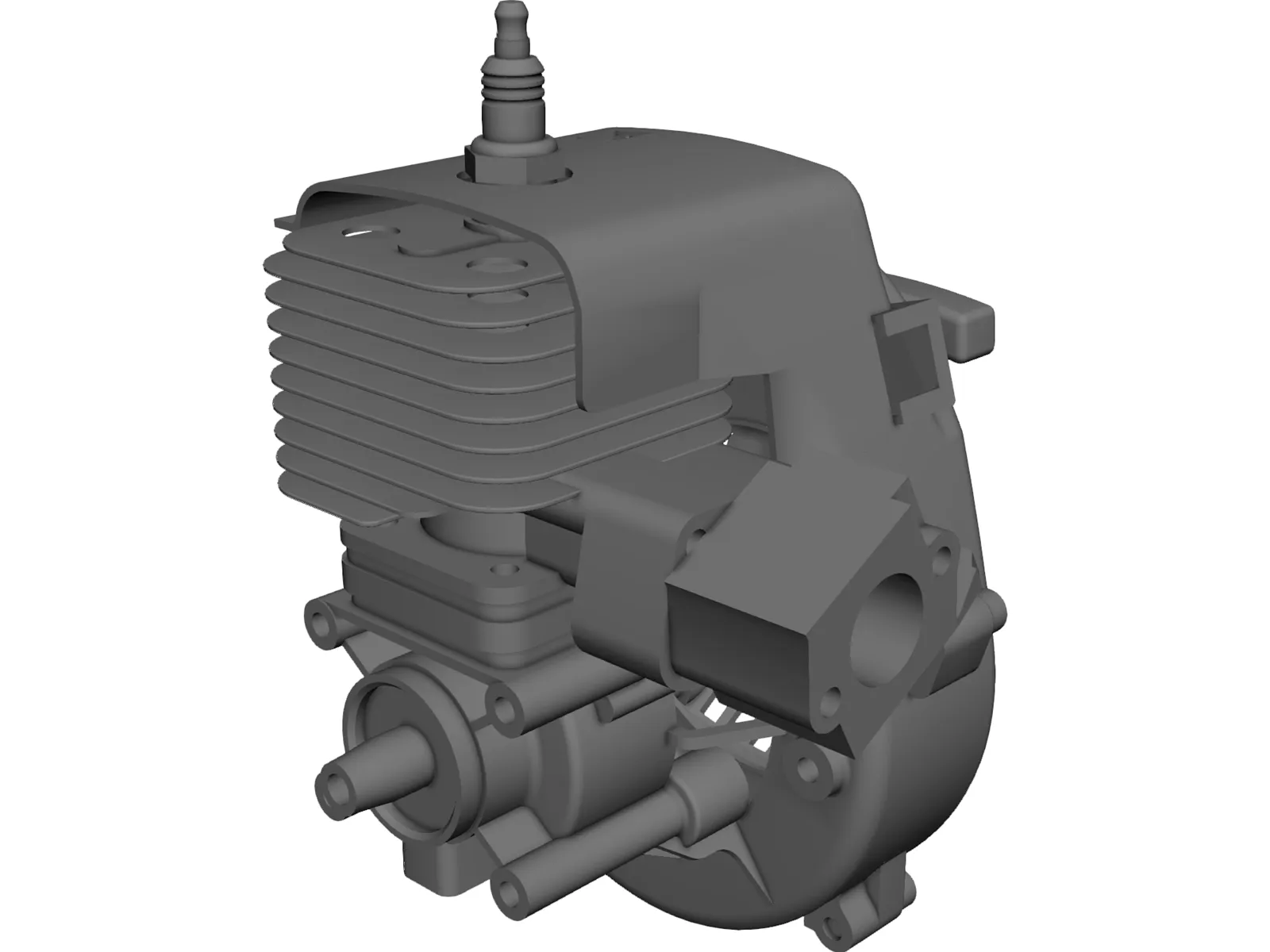 Zenoah G270 3D Model main preview