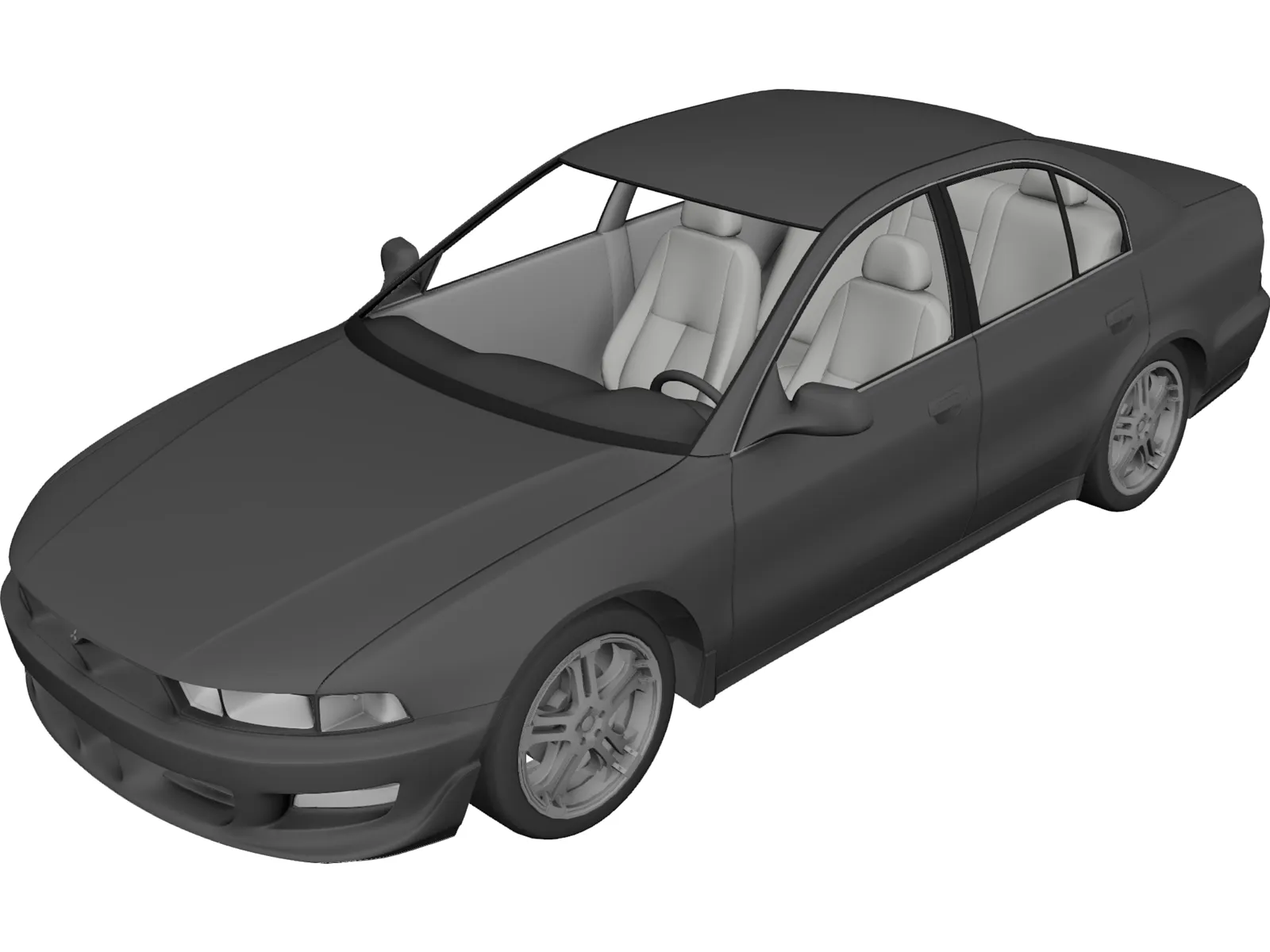 Mitsubishi Galant (2009) 3D Model main preview