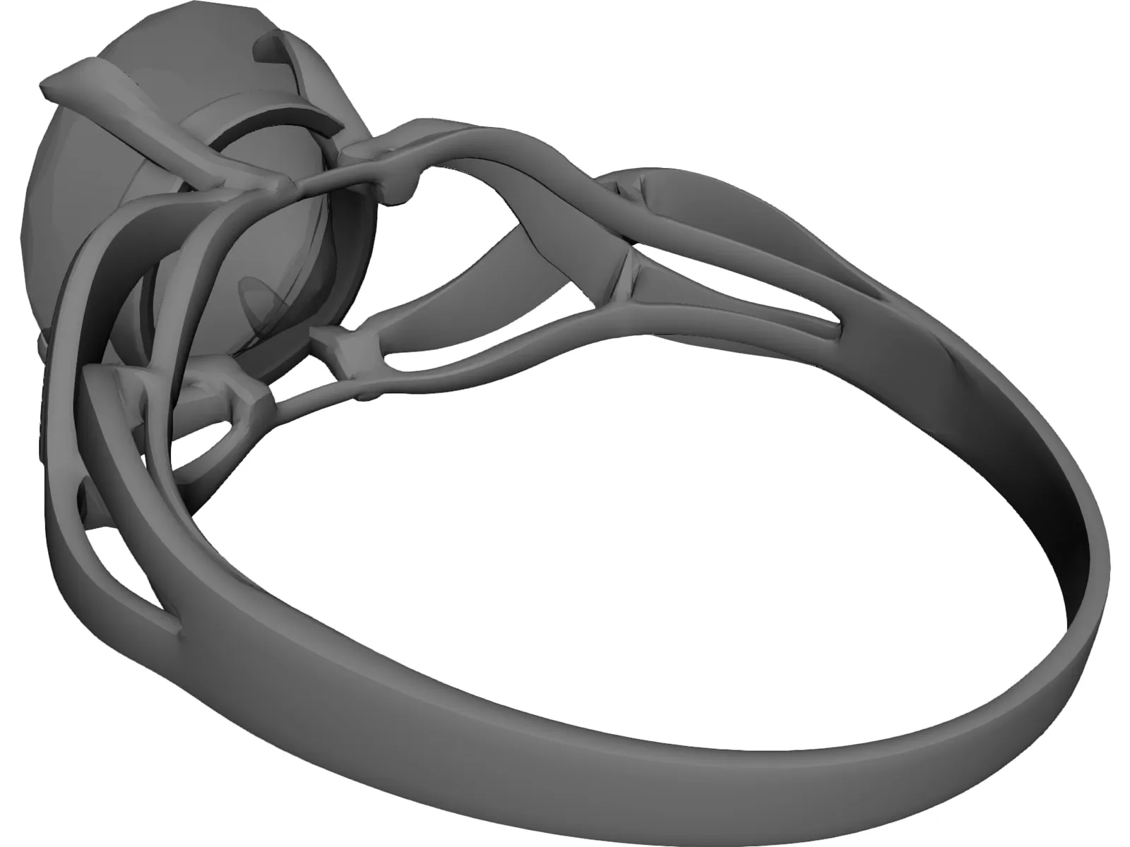 Diamond Ring 3D Model main preview
