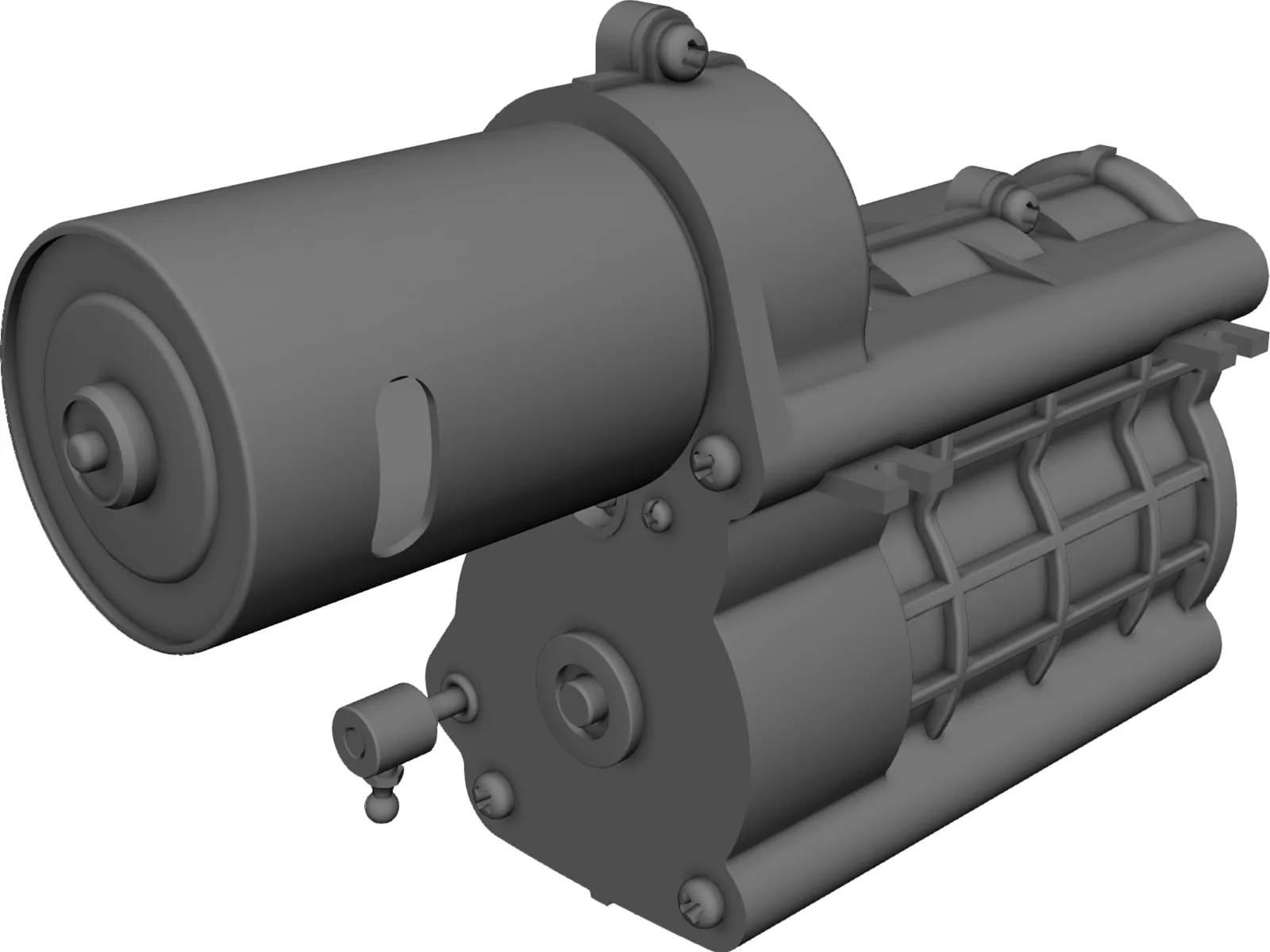 Tamiya Gear Box 3D Model main preview