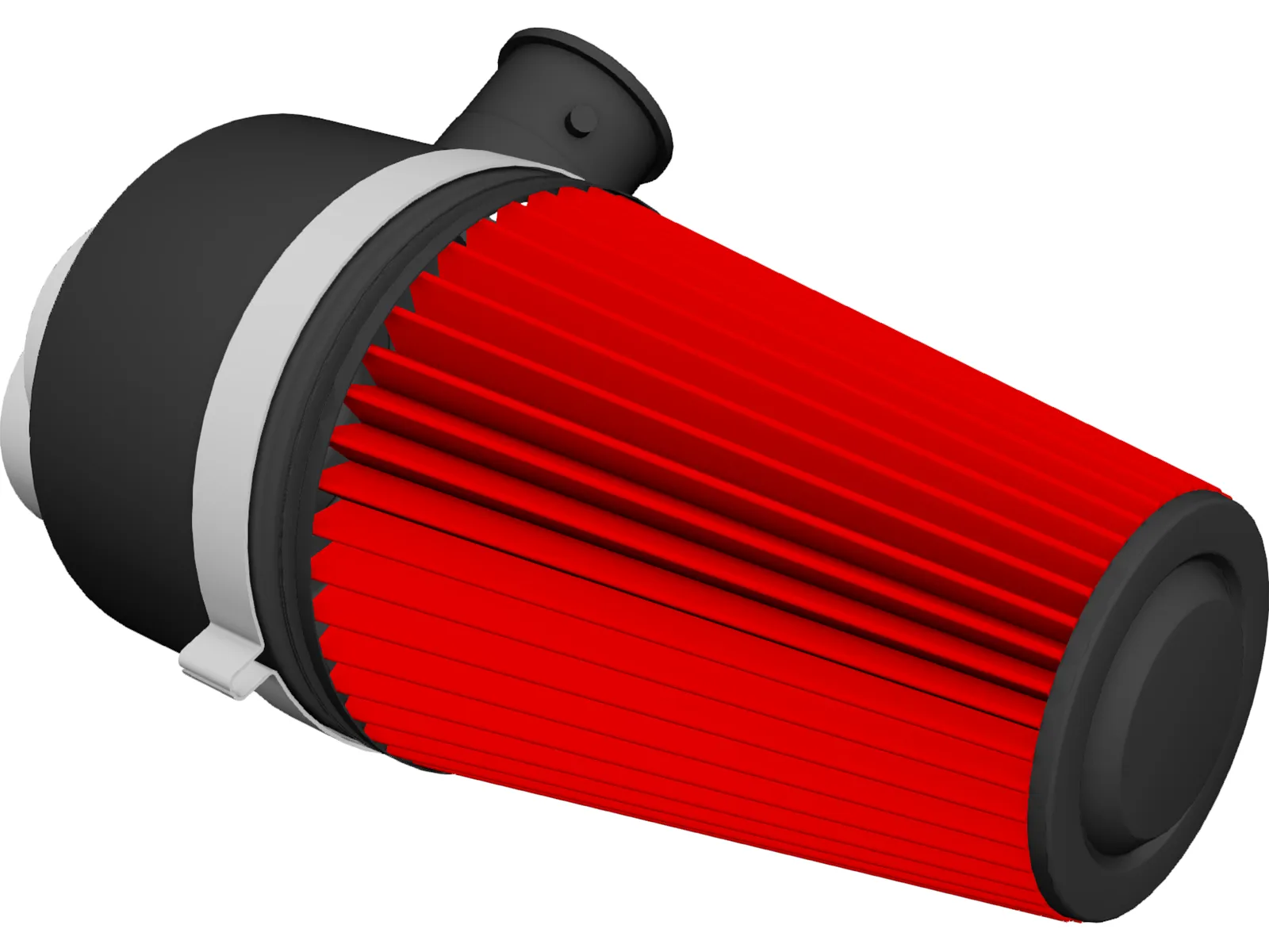 Marine Cone Air Filter 3D Model main preview