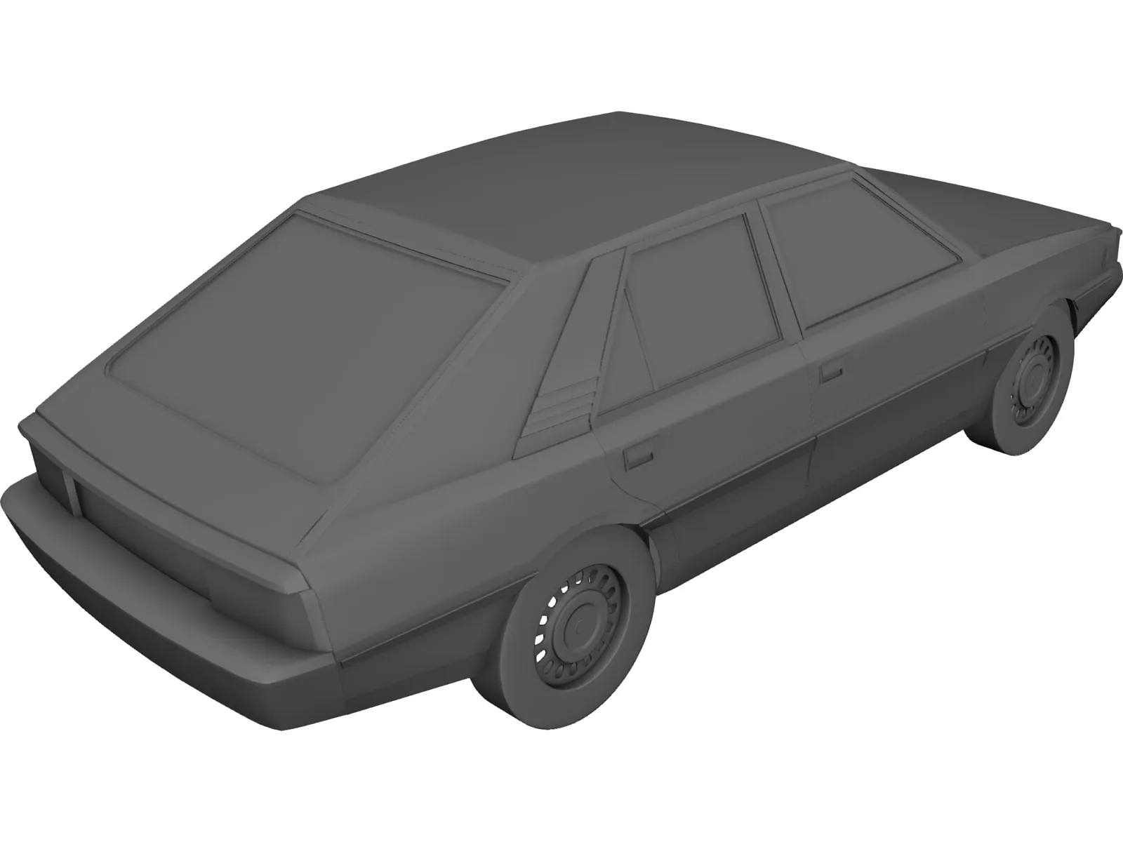 FSO Polonez (1978) 3D Model main preview