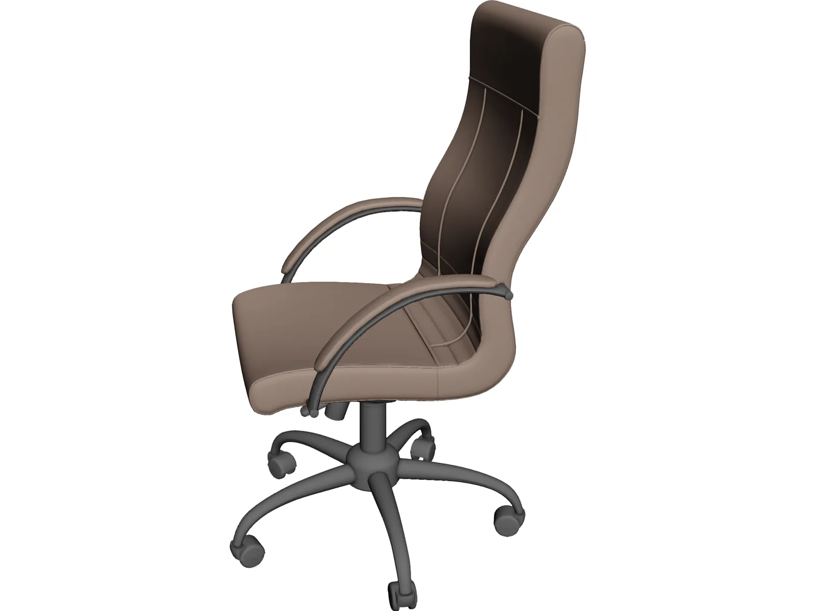 Armchair 3D Model main preview