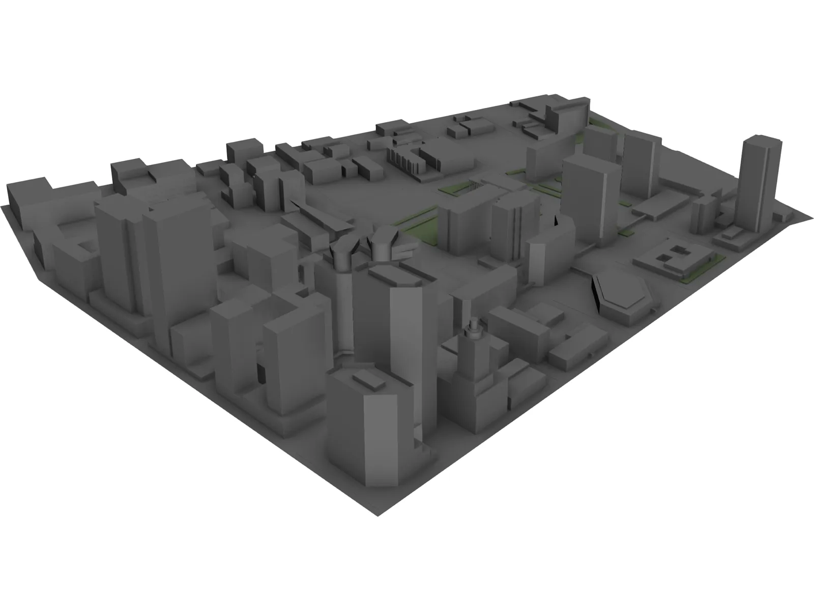 Minneapolis Washington Square 3D Model main preview