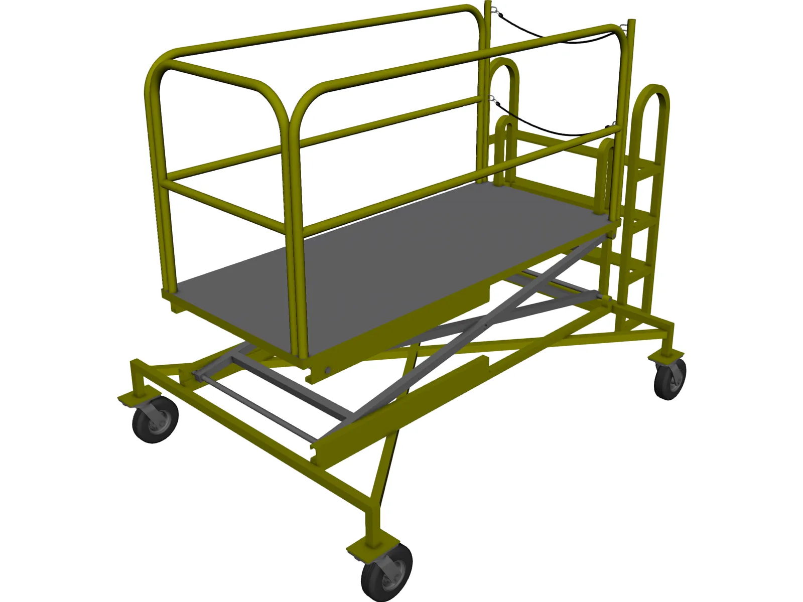 B4 Maintenance Stand 3D Model main preview