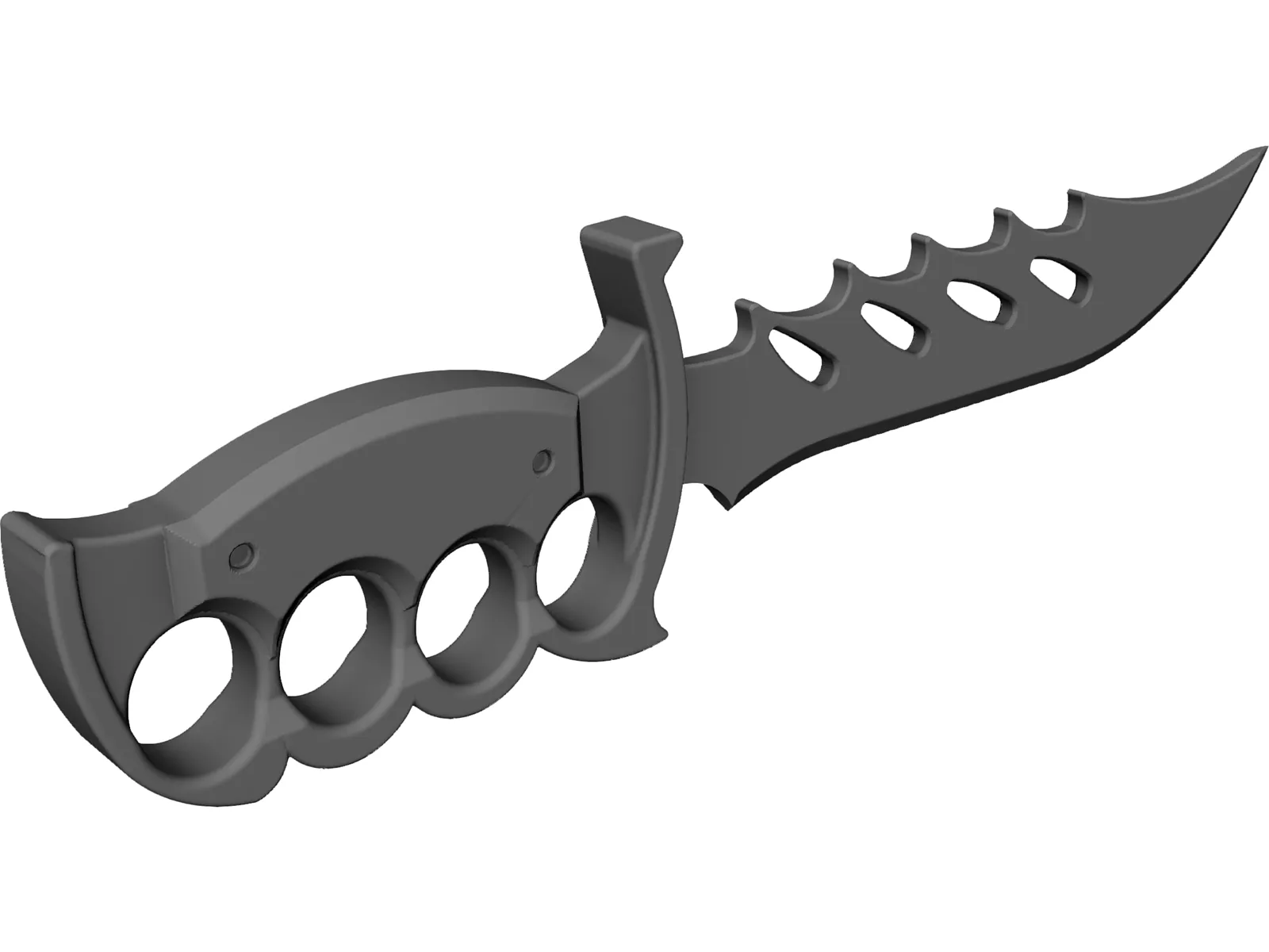 Knife 3D Model main preview