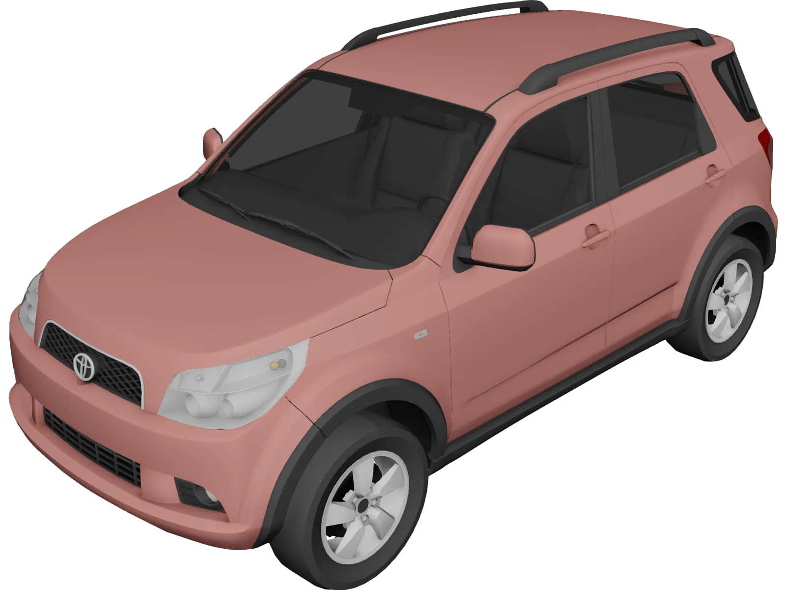 Toyota Rush (2006) 3D Model main preview