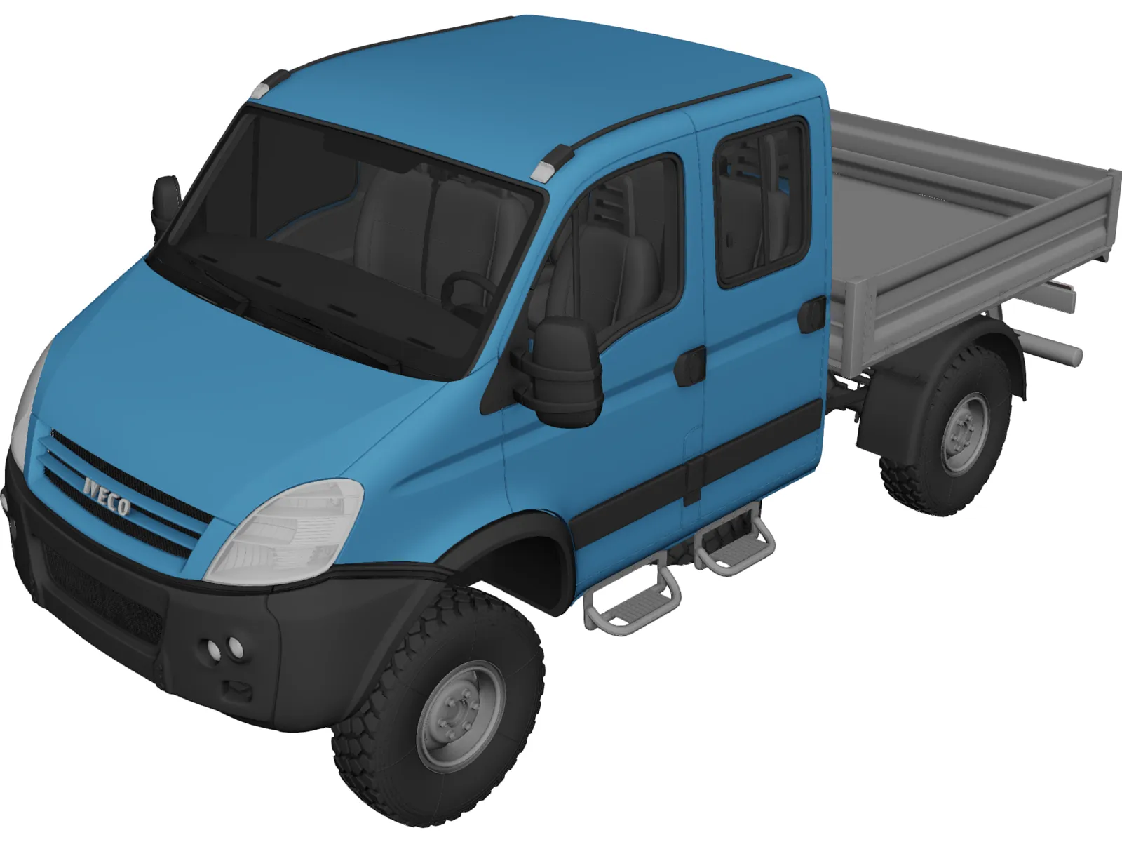 Iveco Daily 4x4 (2007) 3D Model main preview
