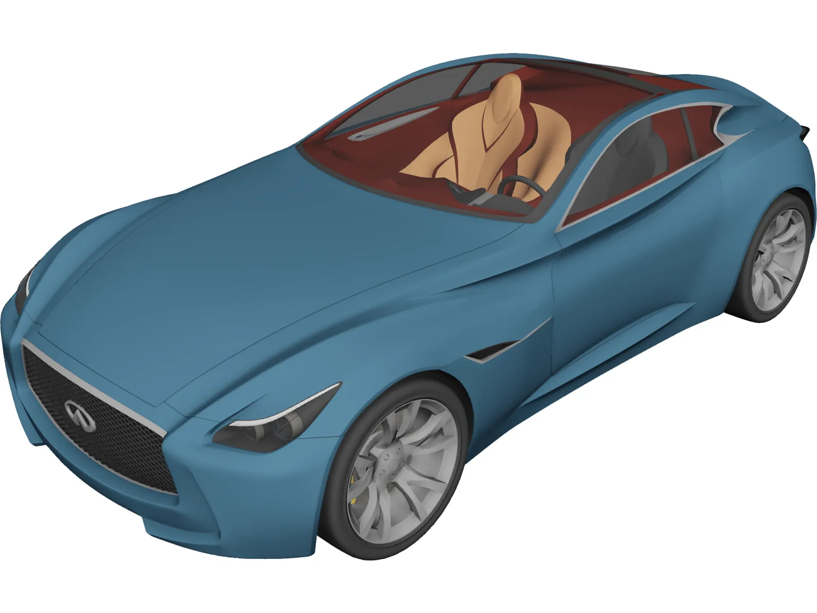 Infiniti Essence Concept (2009) 3D Model main preview