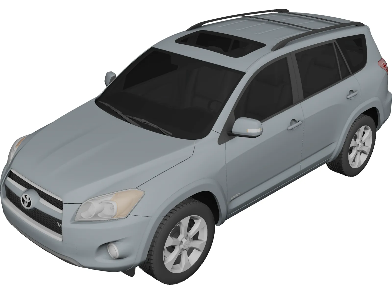 Toyota RAV4 Limited (2012) 3D Model main preview