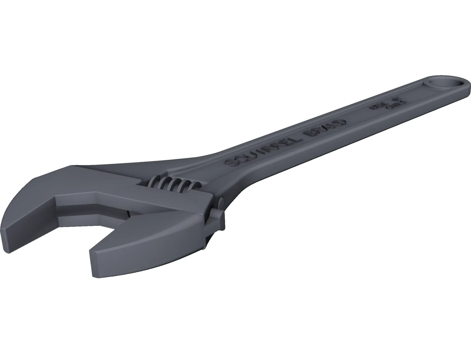 Wrench 3D Model main preview
