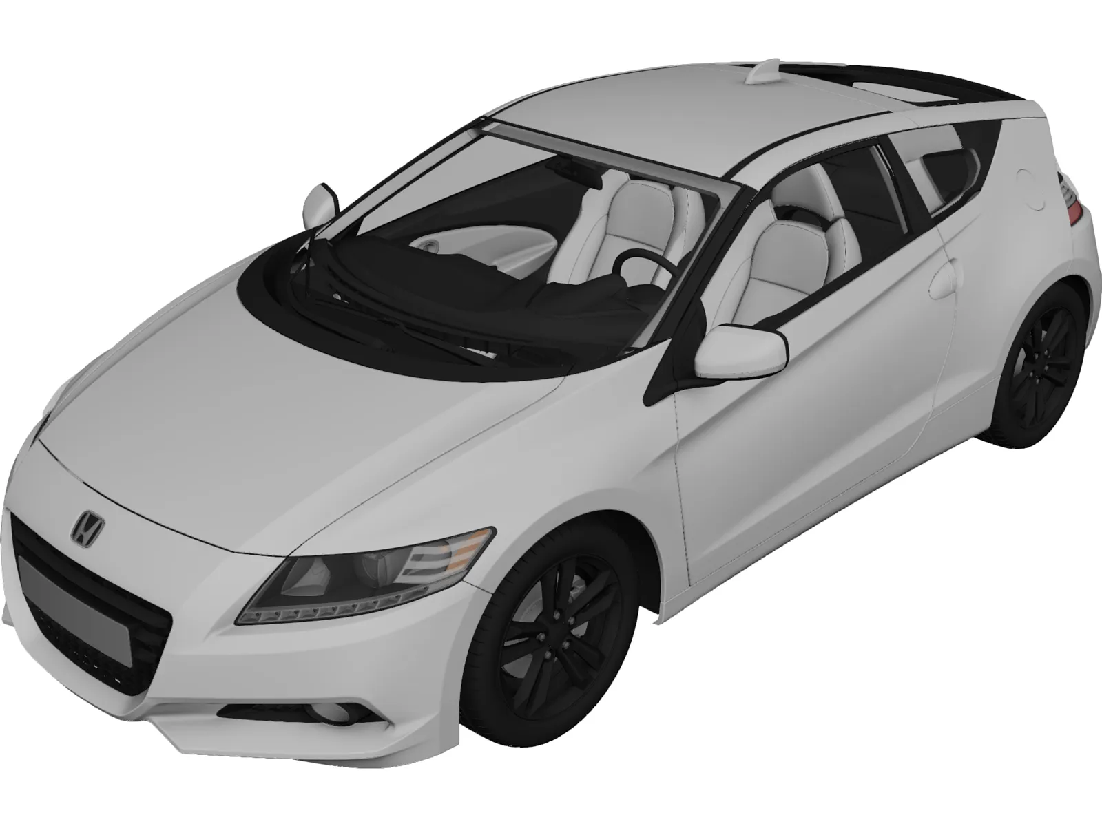 Honda CR-Z 3D Model main preview