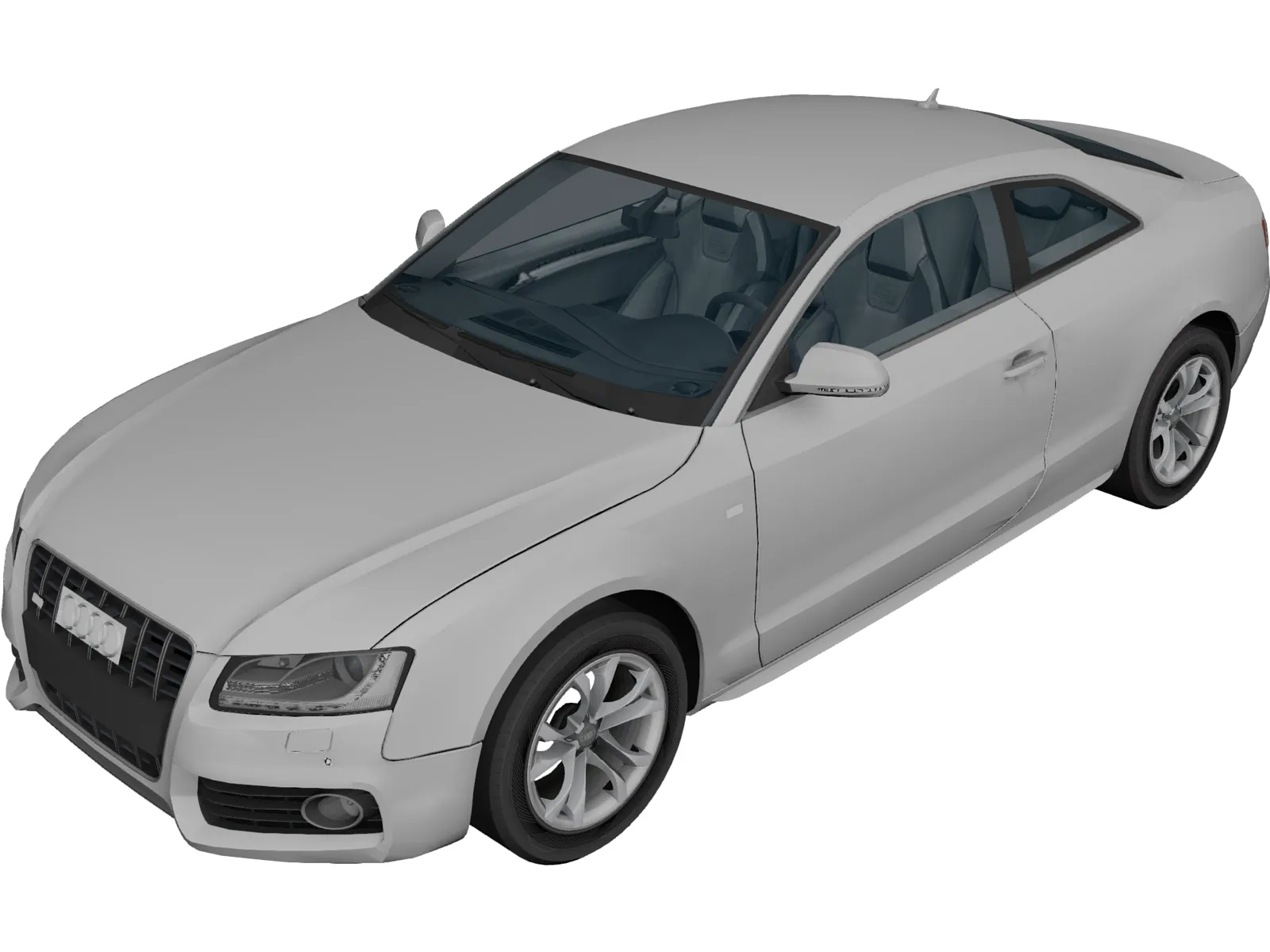 Audi S5 3D Model main preview