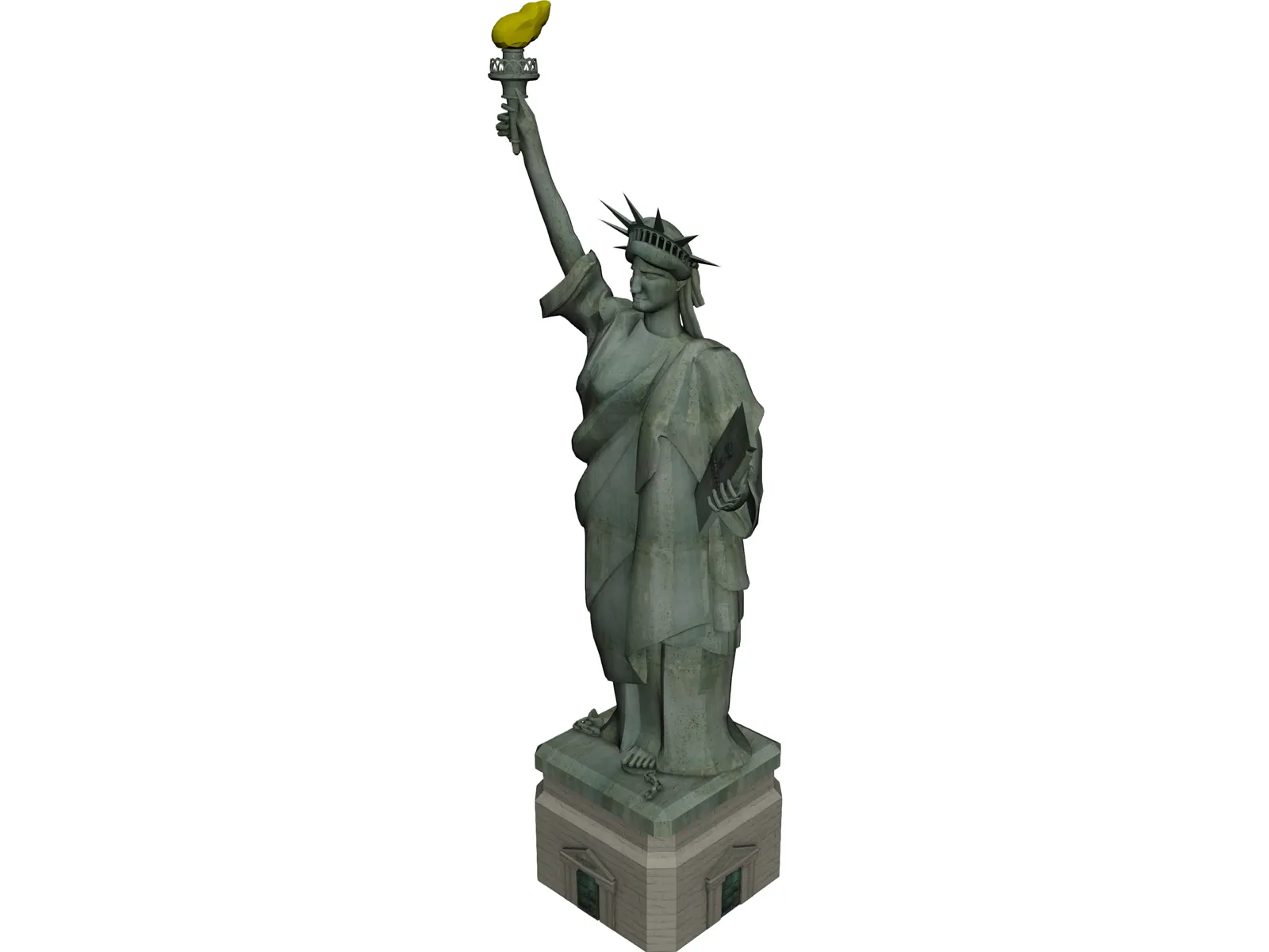 Statue of Liberty USA 3D Model main preview