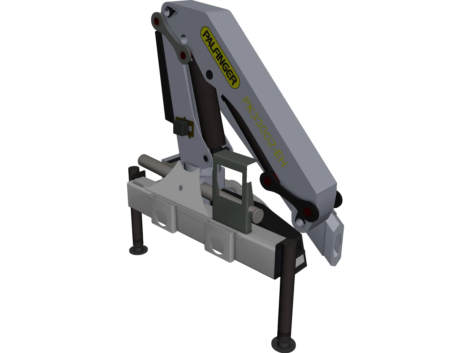 Palfinger Crane PK33002 3D Model main preview