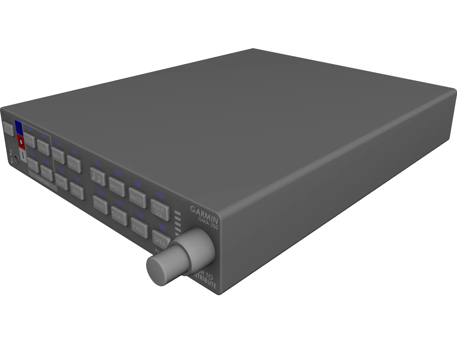 Garmin GMA 350 3D Model main preview