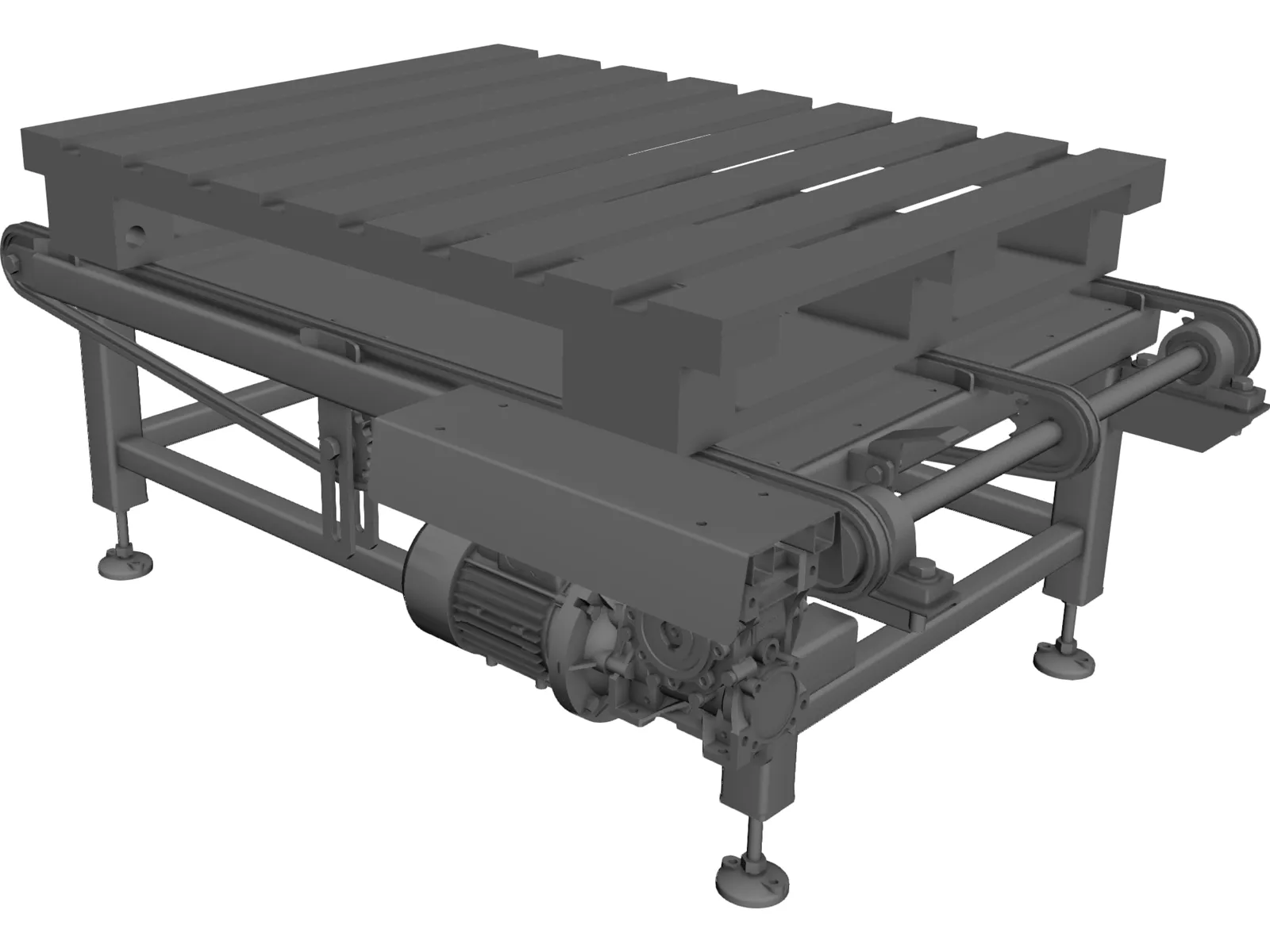 Pallet Dispenser 3D Model main preview