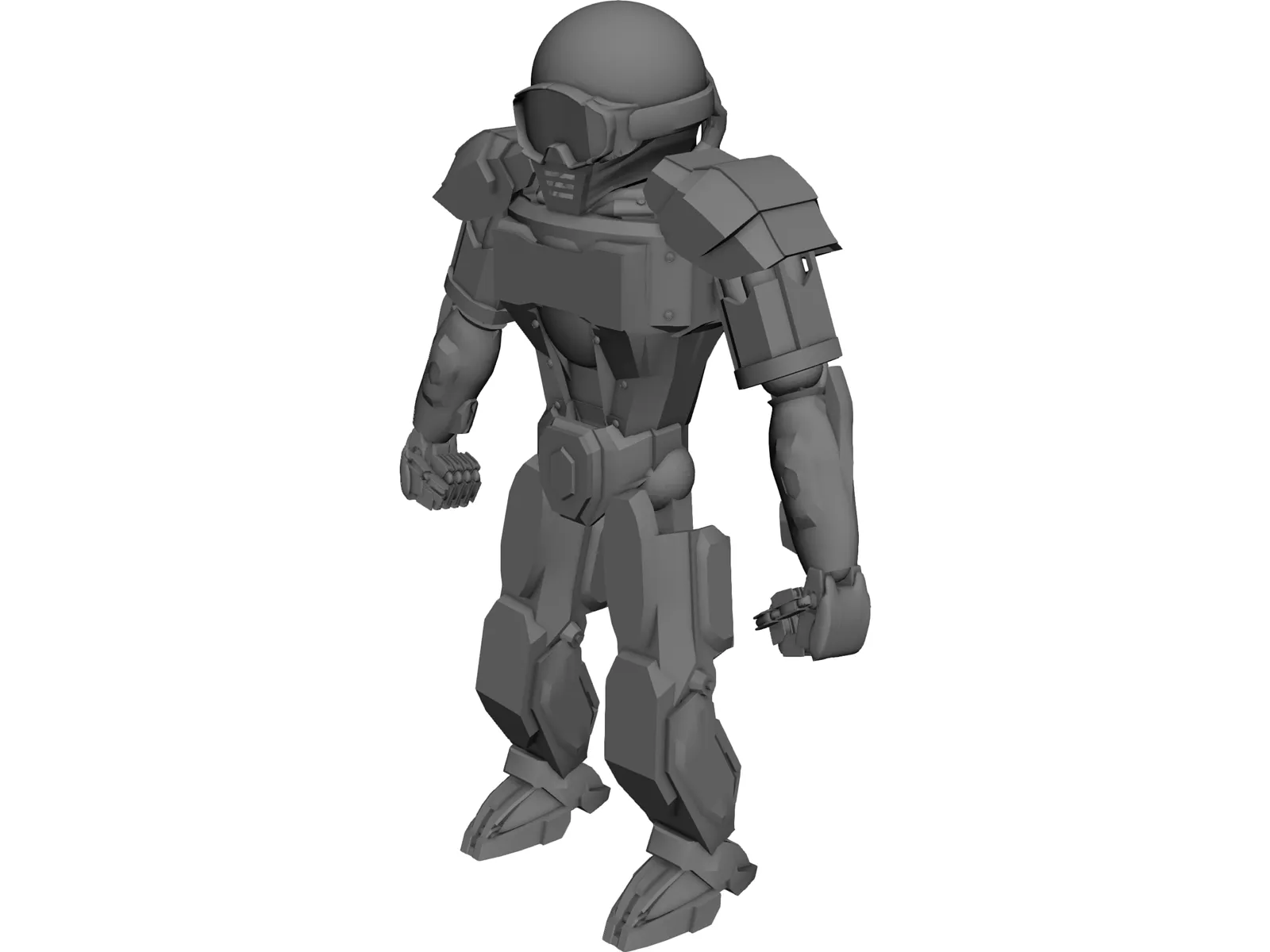 Robot 3D Model main preview
