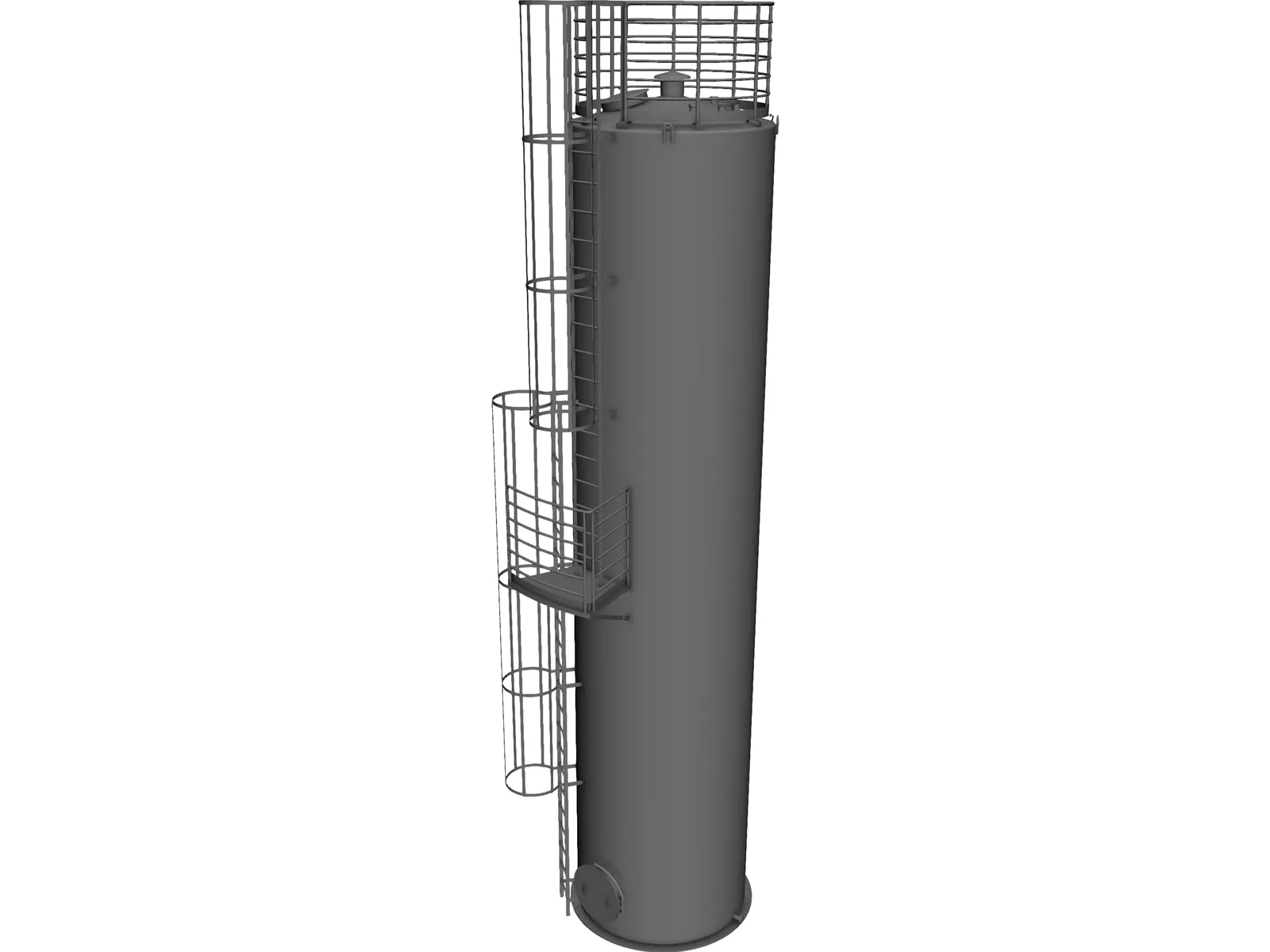 Water Tank 3D Model main preview