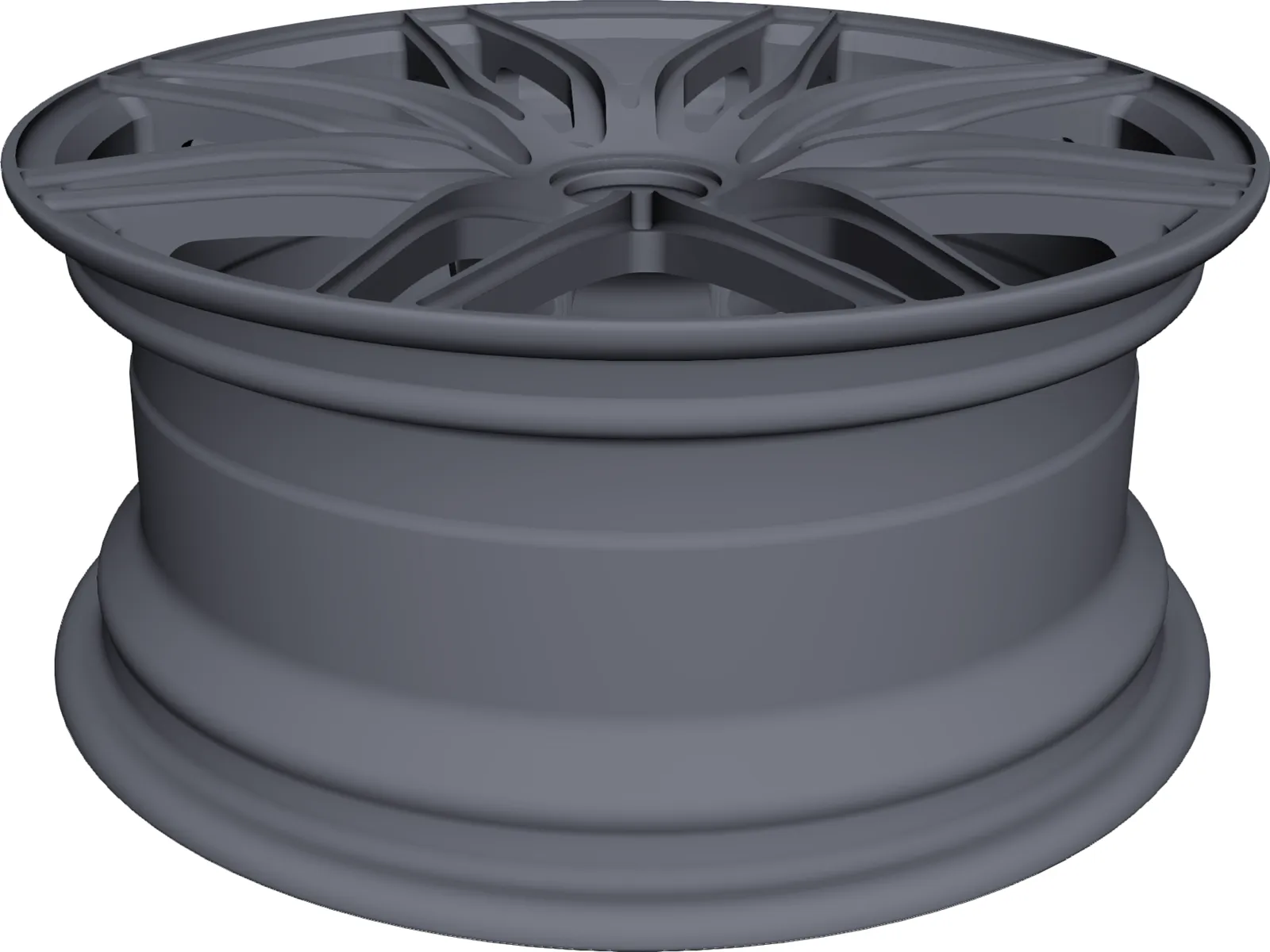 Wheel Rim 3D Model main preview