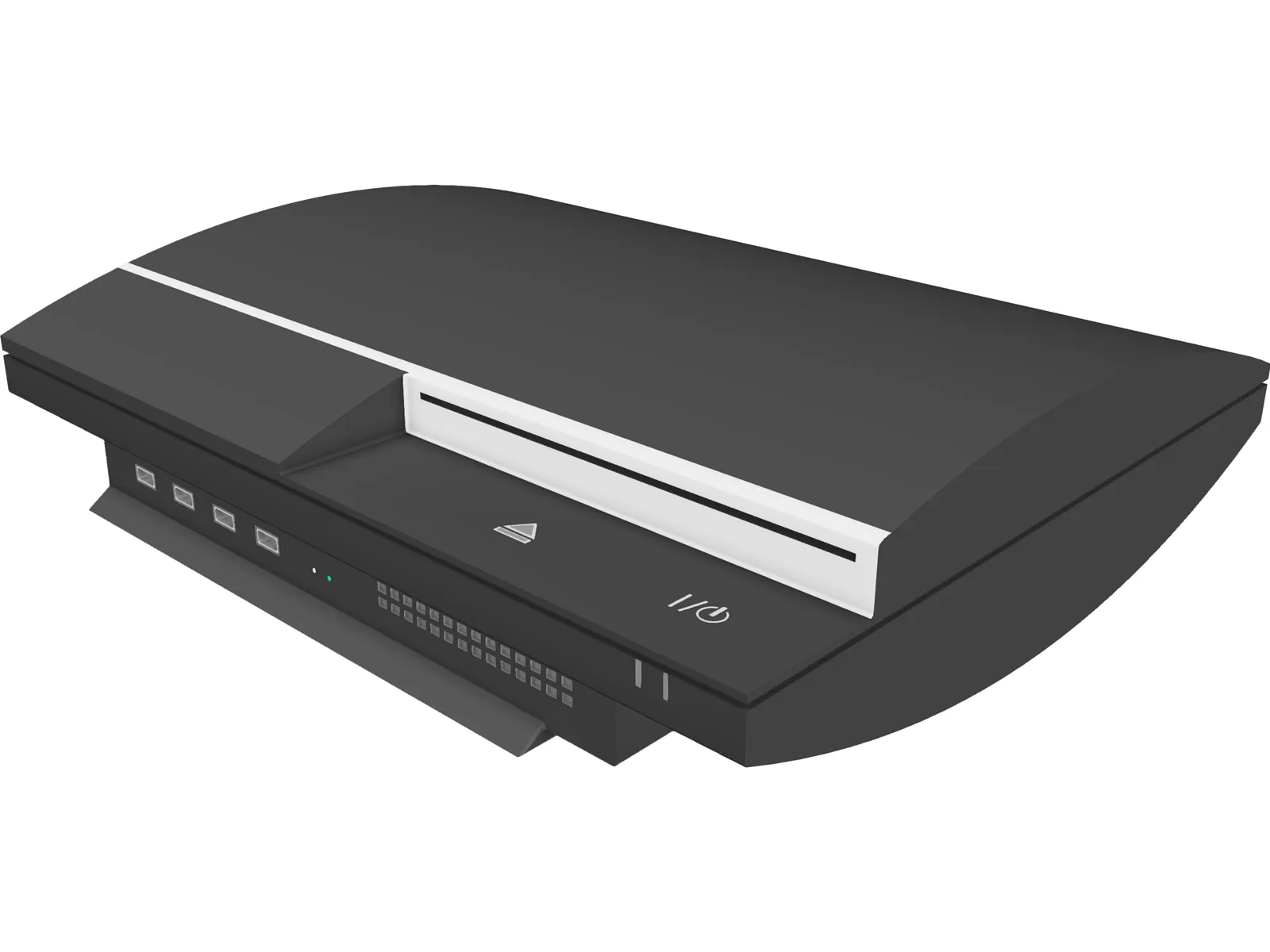 Sony Playstation 3 3D Model main preview