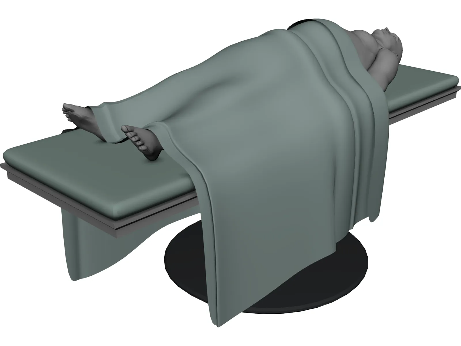 Forensic Subject 3D Model main preview