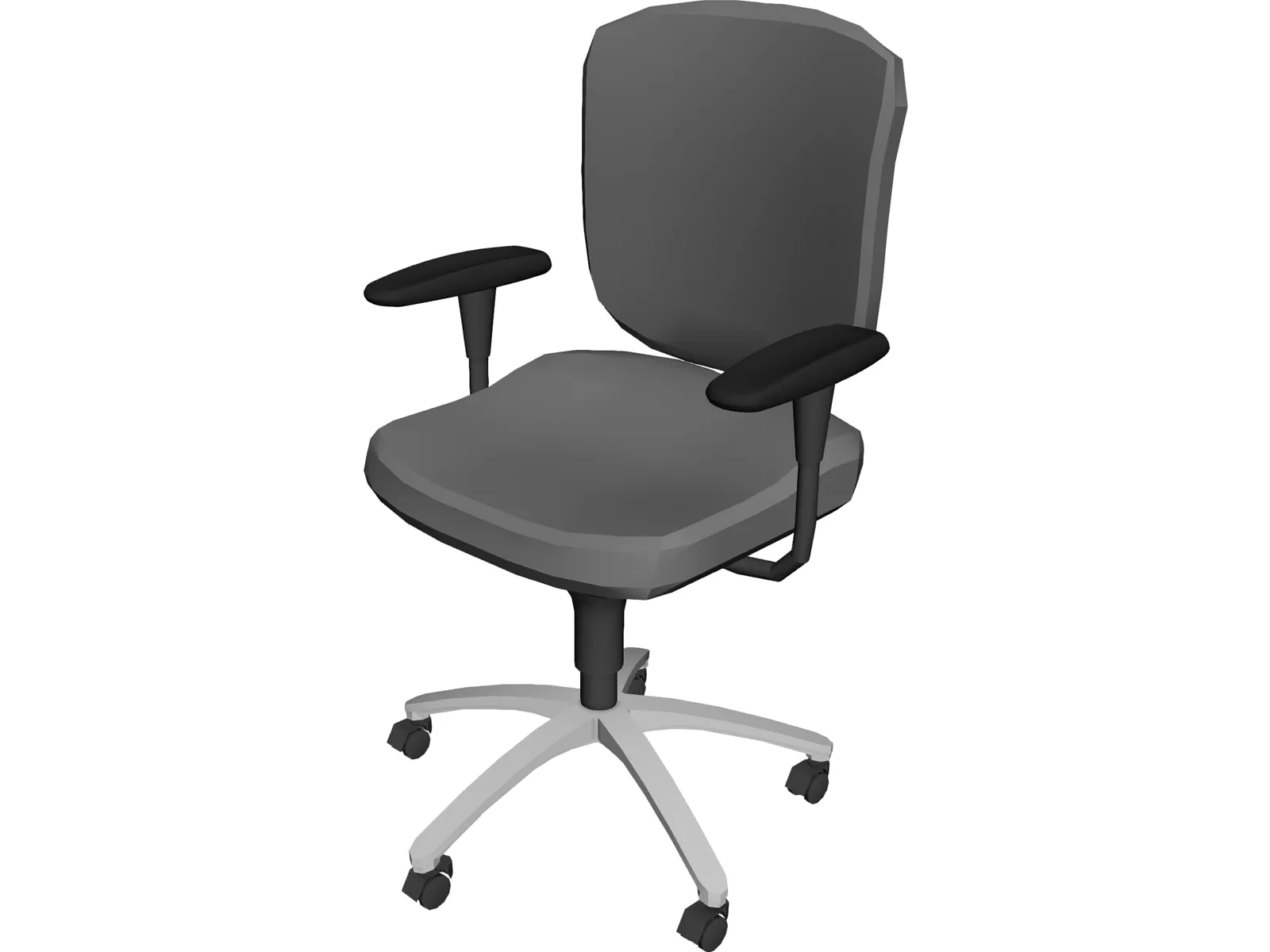 Chair Tria Secretary 3D Model main preview