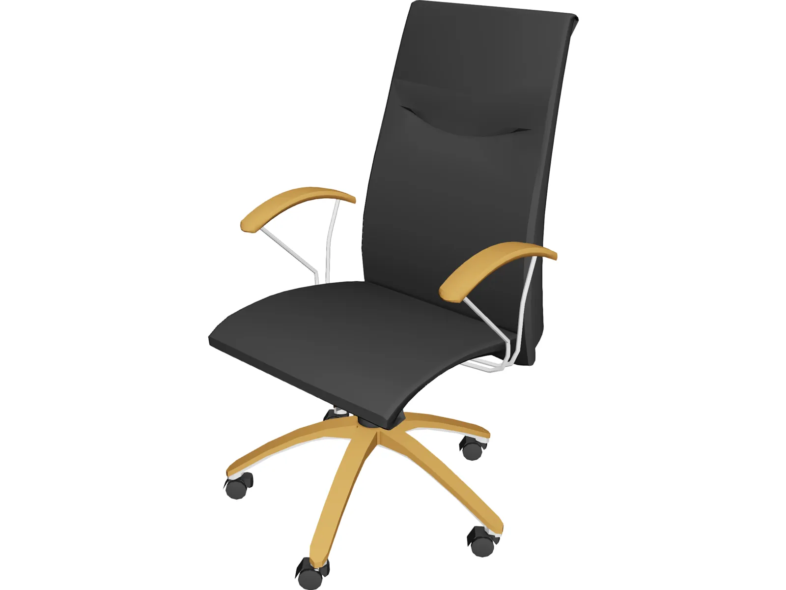 Chair Oxford Secretary 3D Model main preview
