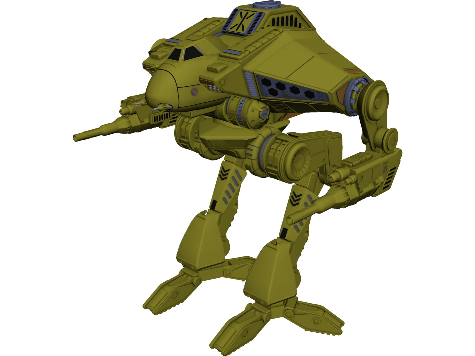 Cougar Battletech 3D Model main preview