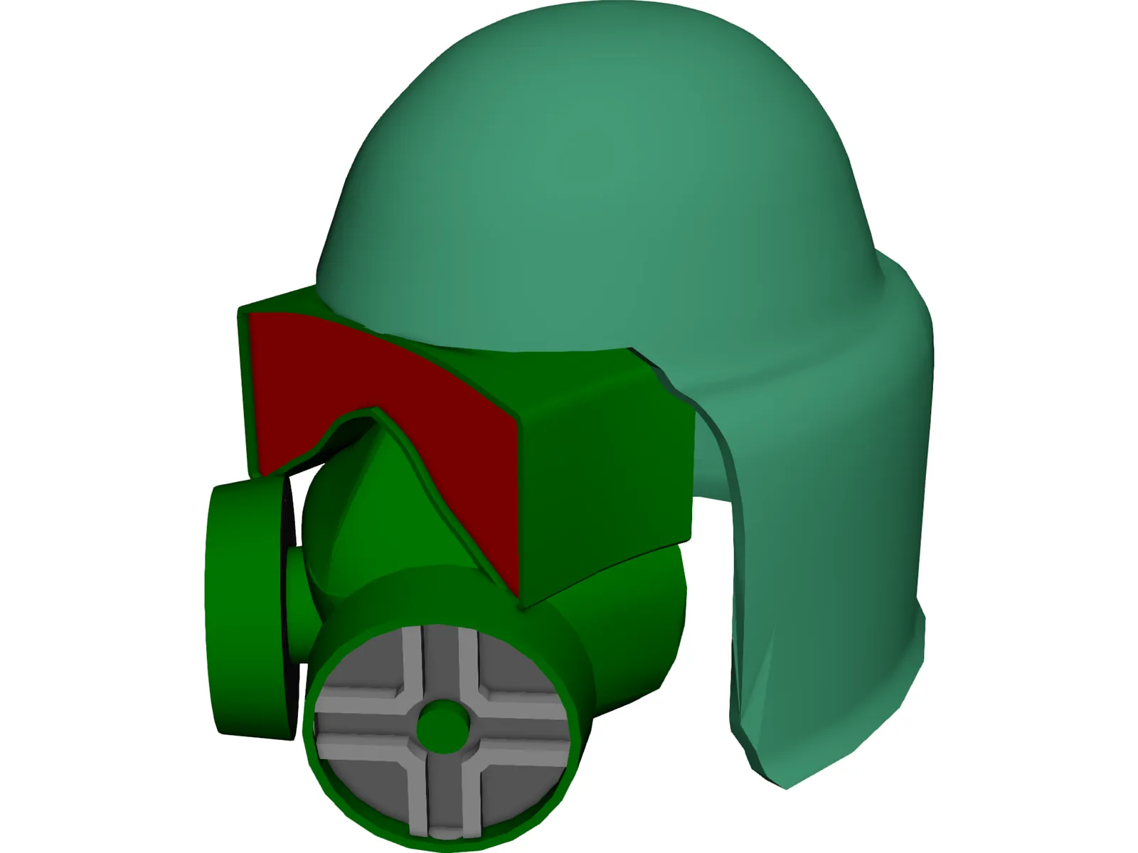Gas Mask 3D Model main preview