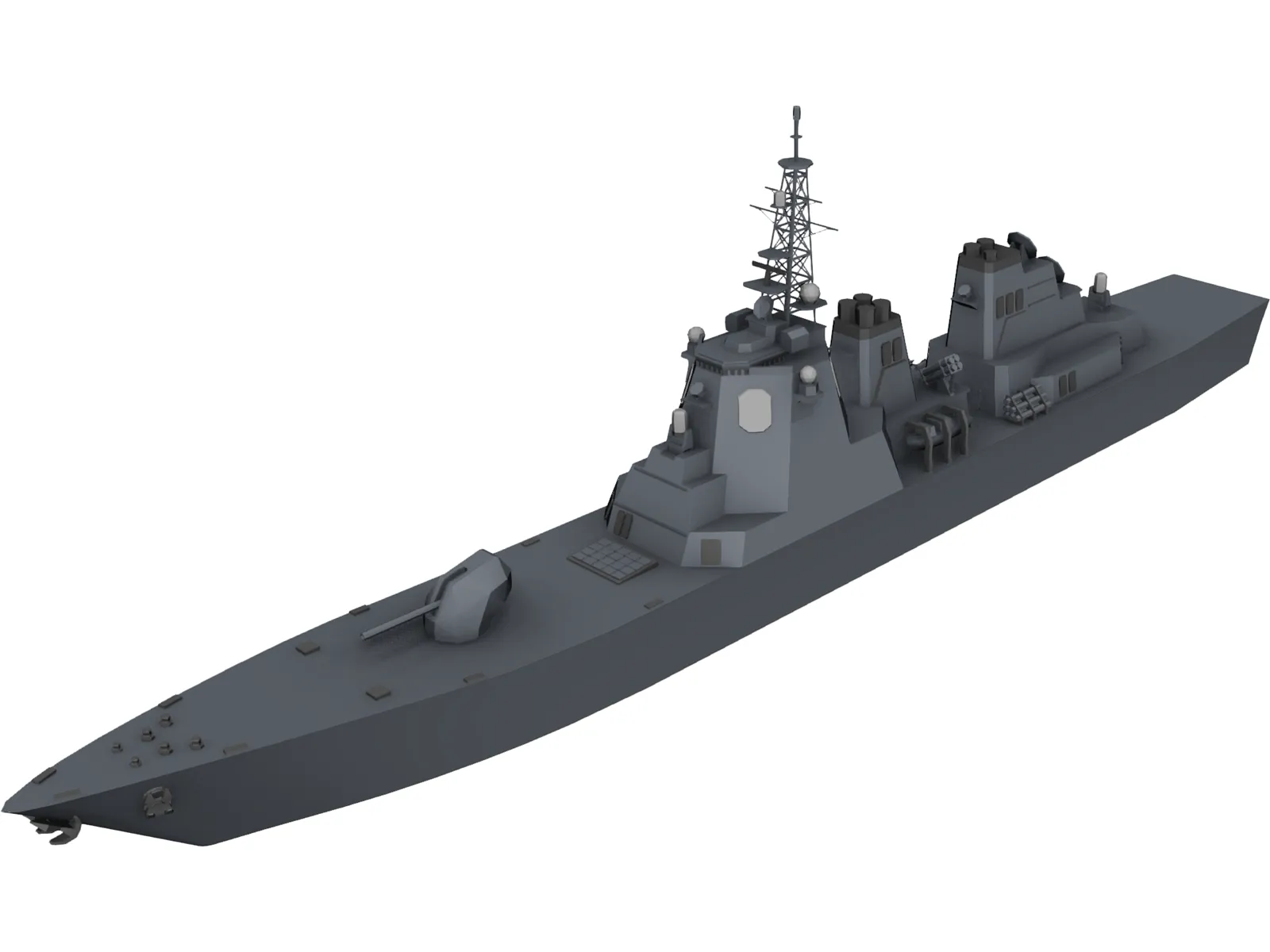DDG 3D Model main preview