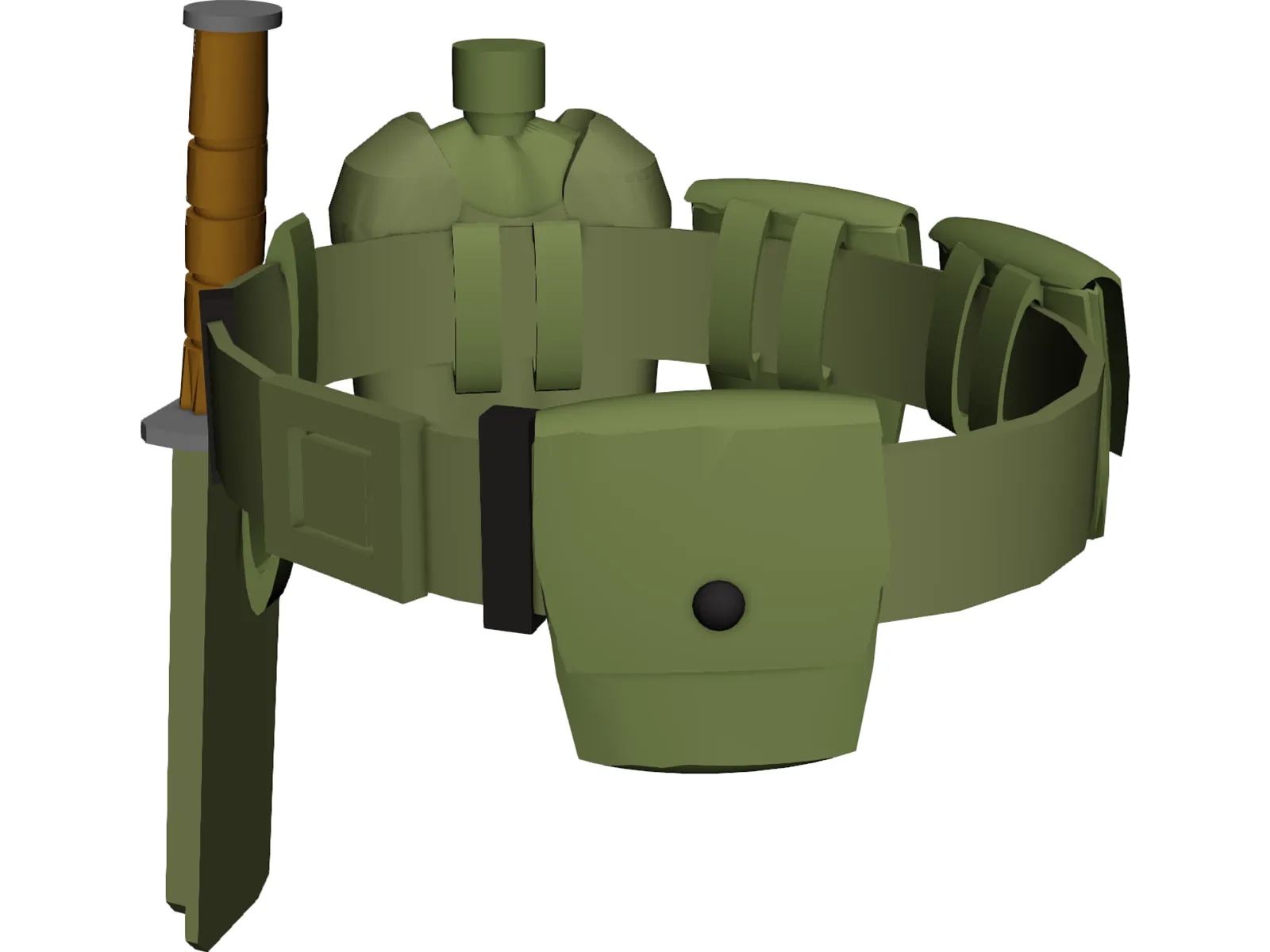 Web Gear 3D Model main preview