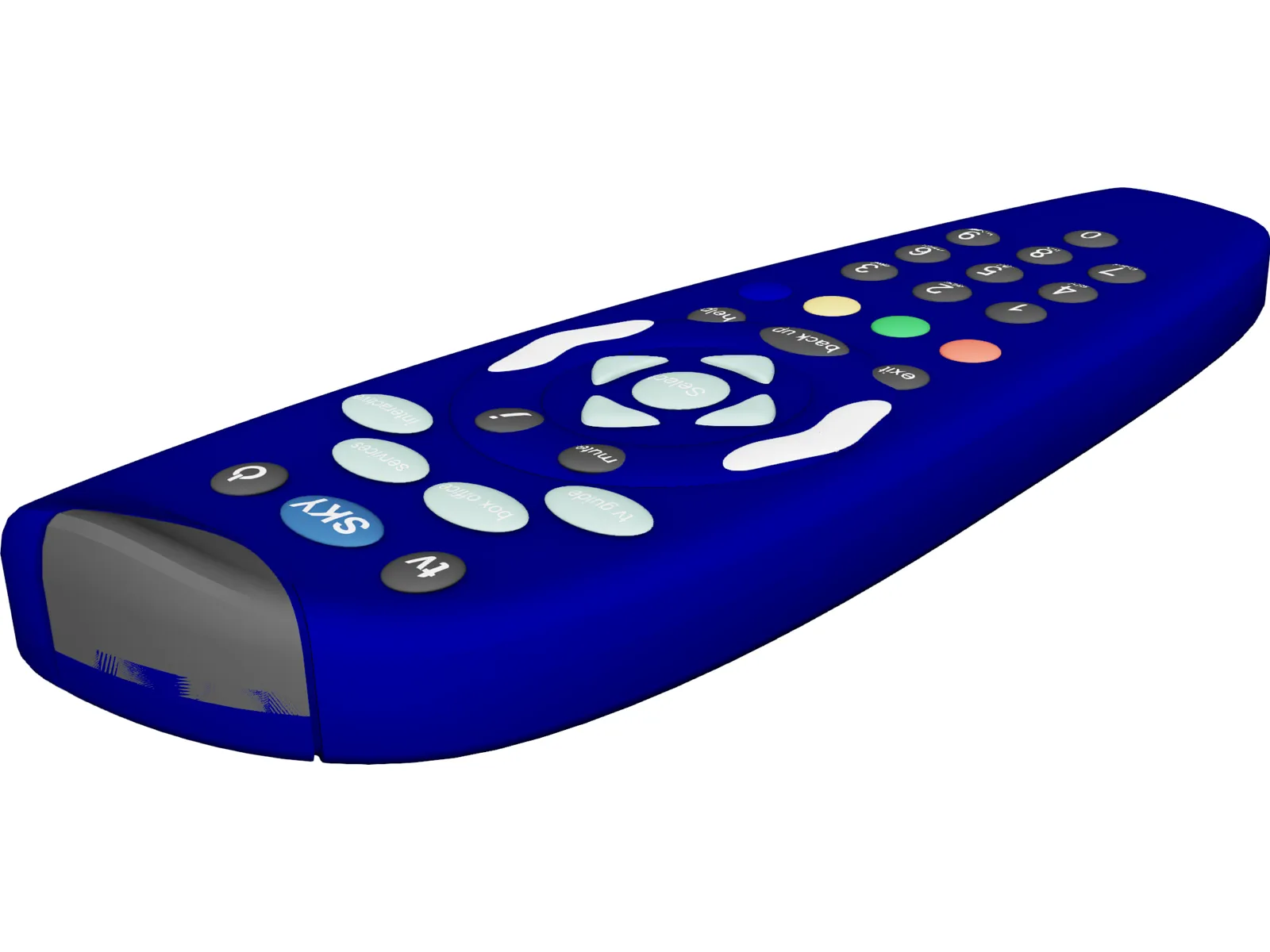 Remote Control 3D Model main preview