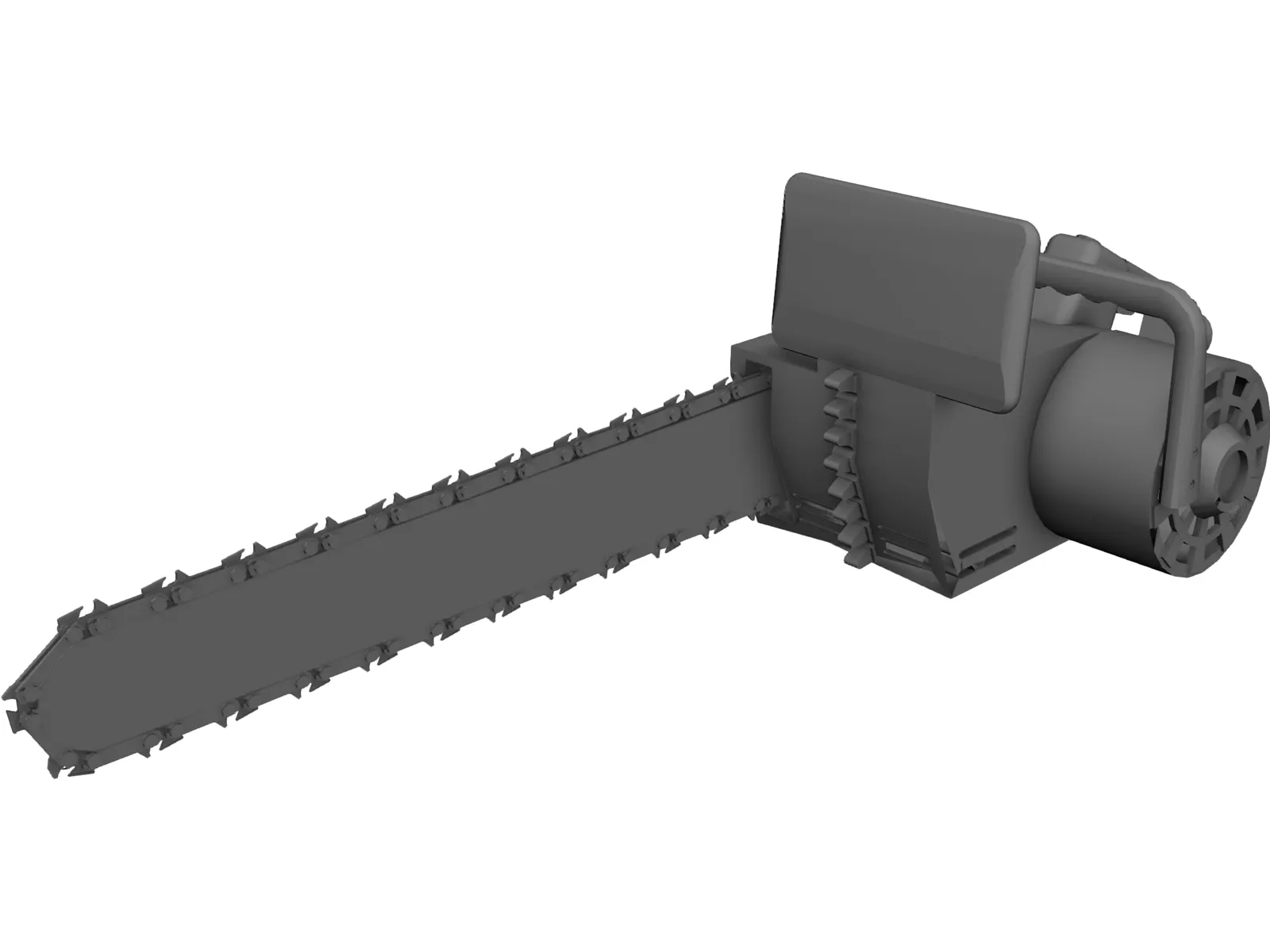 Chainsaw 3D Model main preview