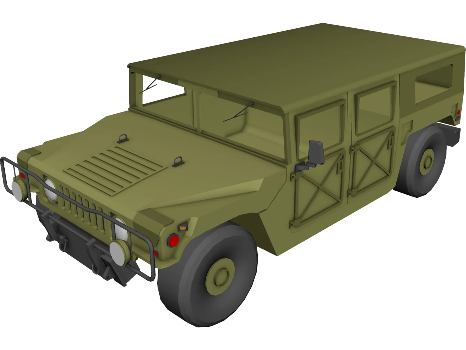 Hummer 3D Model main preview