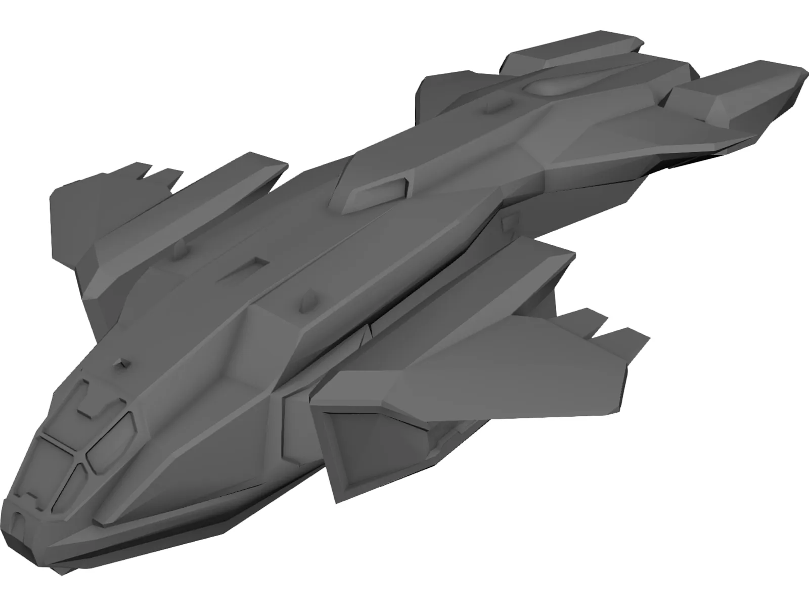 Pelican Dropship 3D Model main preview