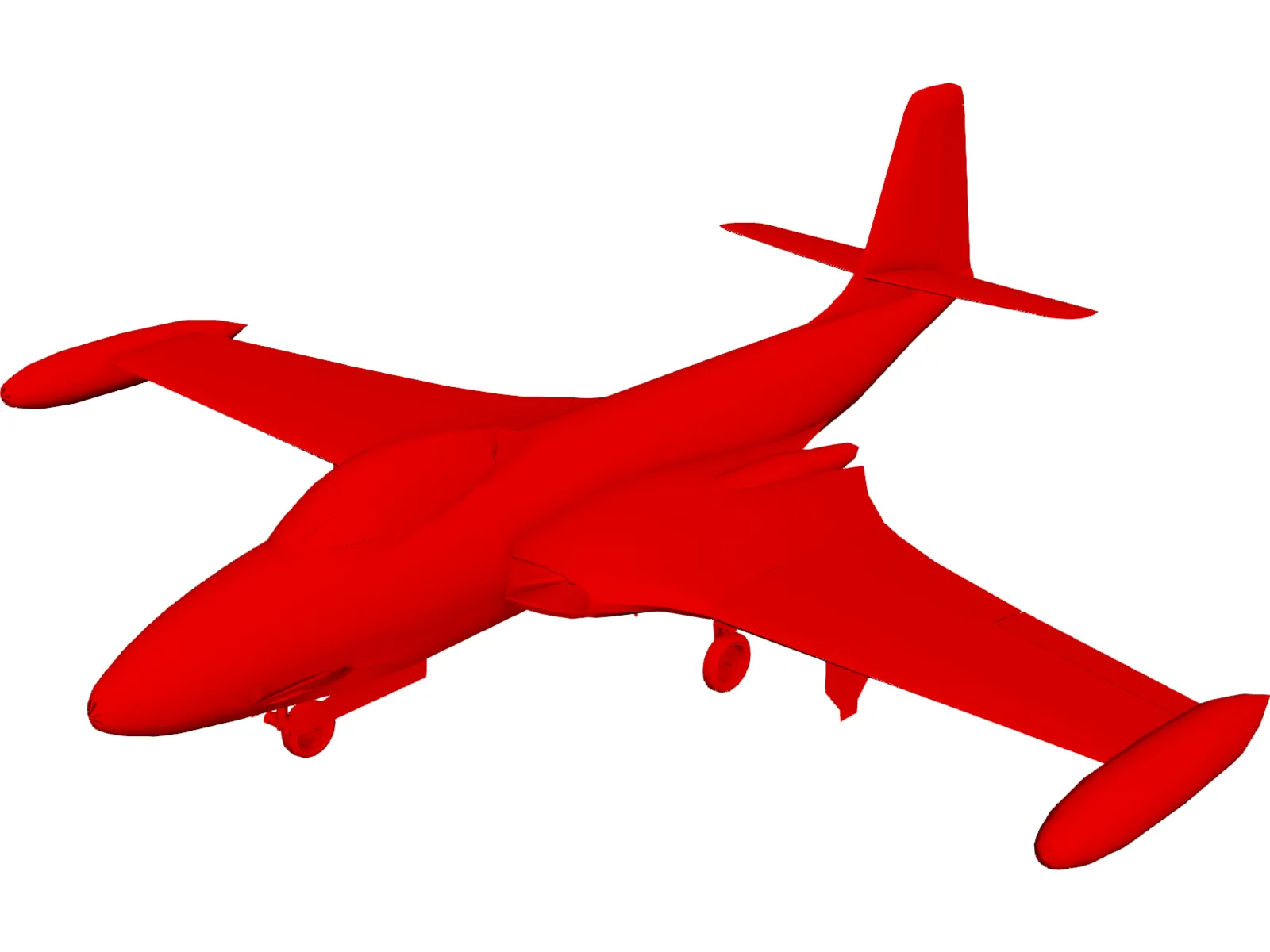 F2H-2 Banshee 3D Model main preview