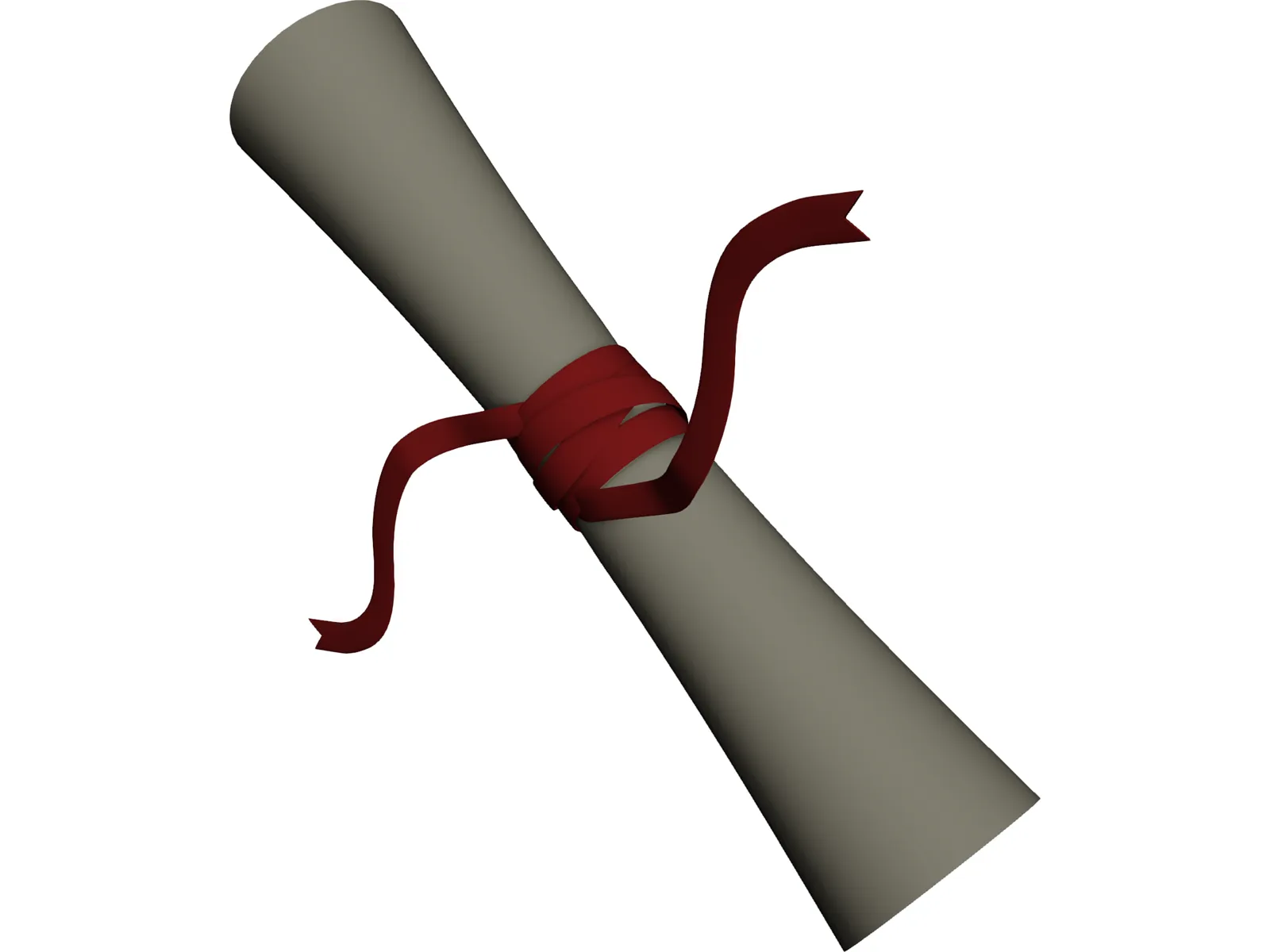 Diploma 3D Model main preview