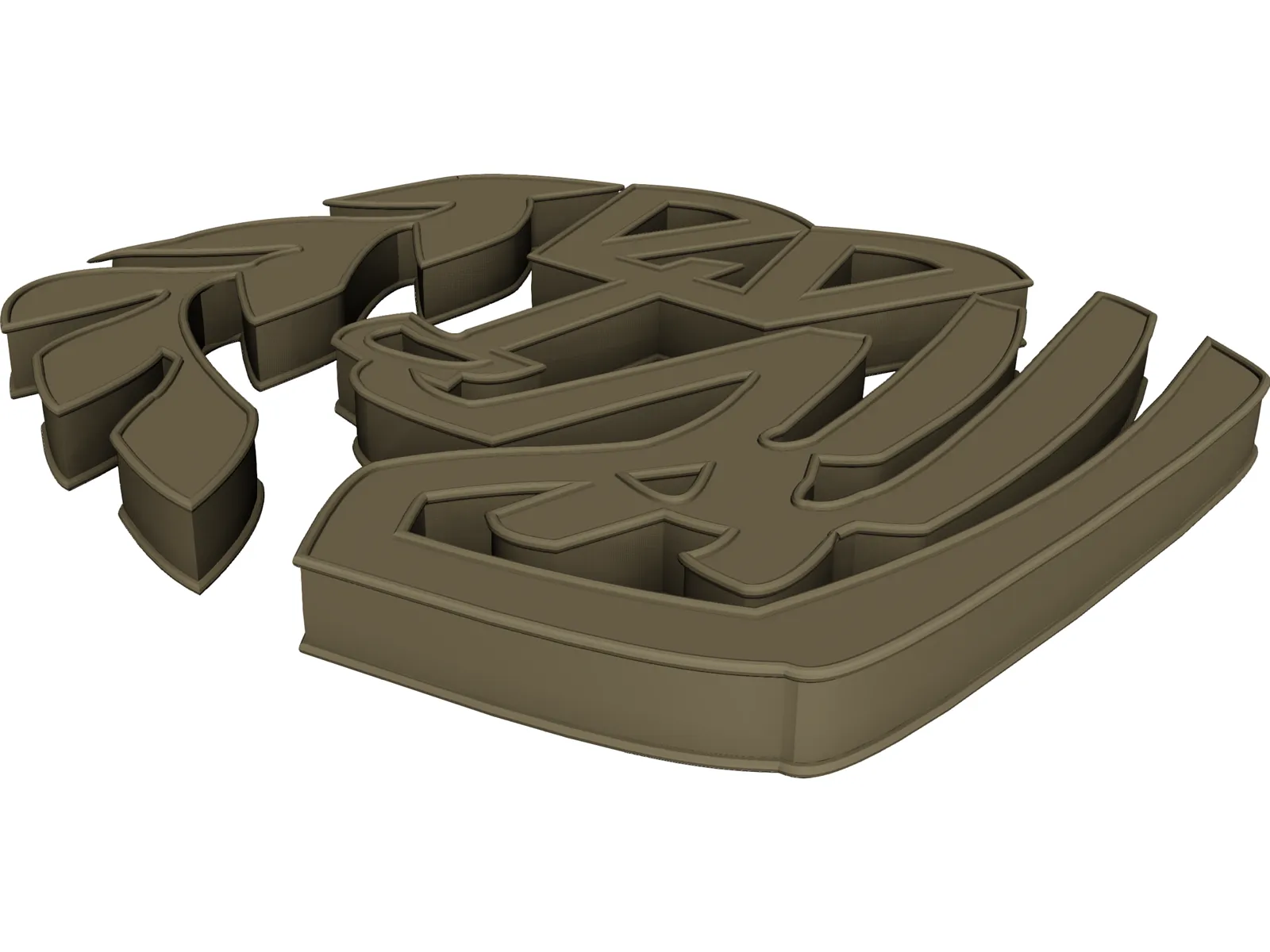 IRS symbol 3D Model main preview